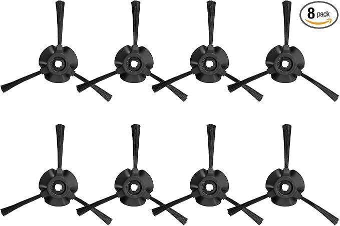 8 Pack Side Brushes Replacement for Shark Matrix Robot Vacuum RV2310, RV2310AE, AV2310, AV2310AE, RV2300, RV2300S, RV2320S, UR2350AE Vacuum Cleaner LUXRILIX