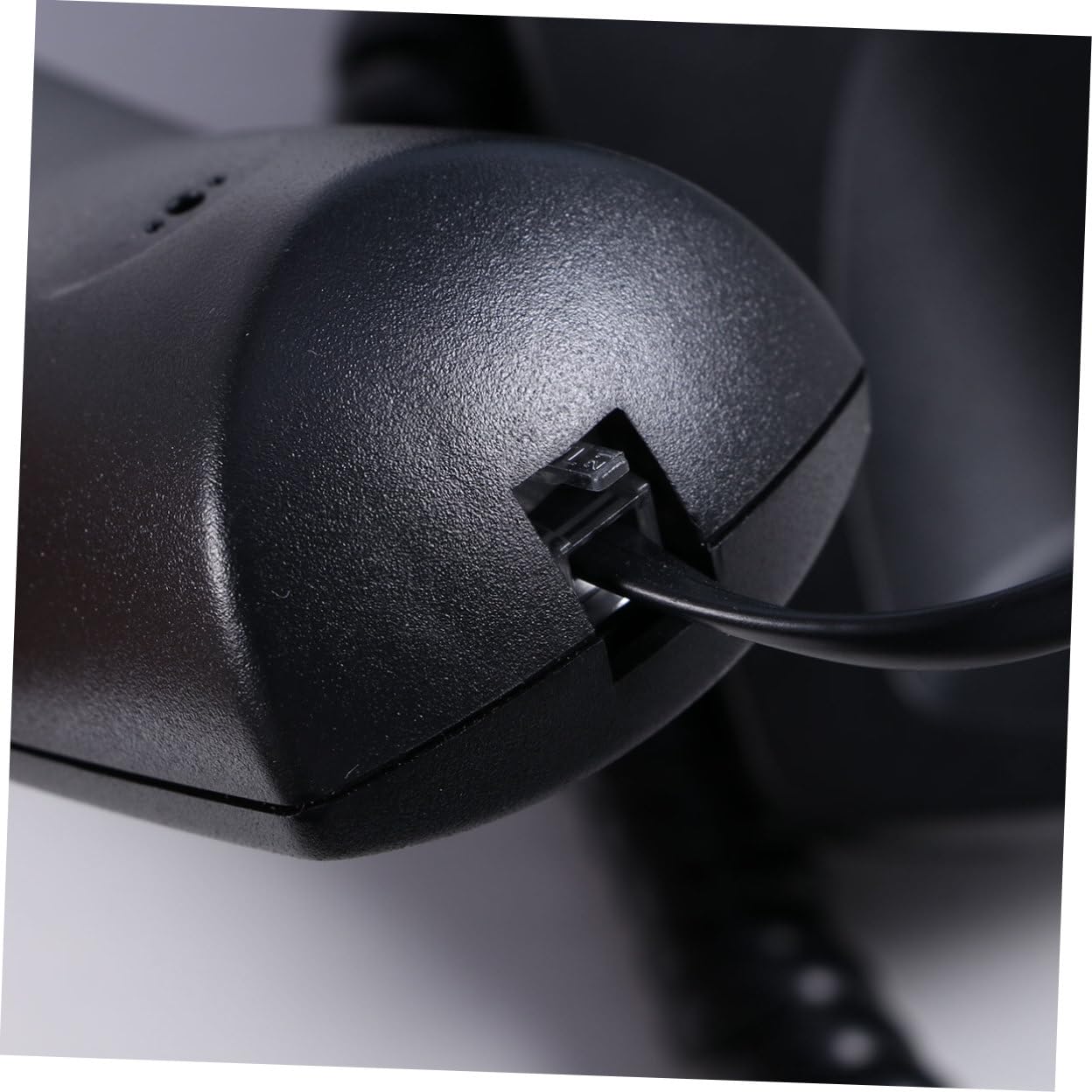 NUOBESTY Telefono Fisso da Ufficio Display e Doppia Porta Nero