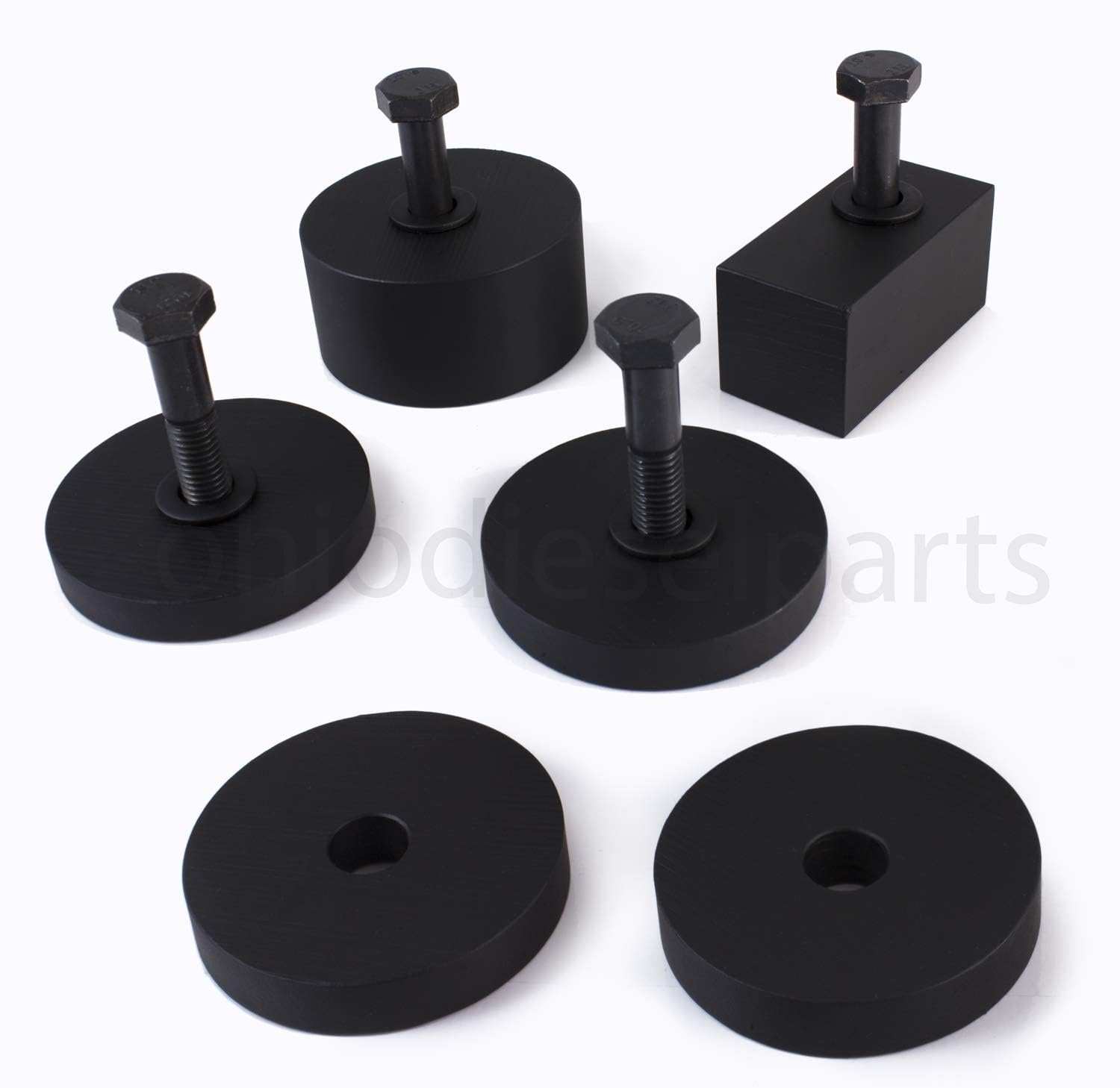 Front Seat Spacer Blocks Lift and Recline Kit Compatible with Jeep Wrangler JK & JKU 2007-2017