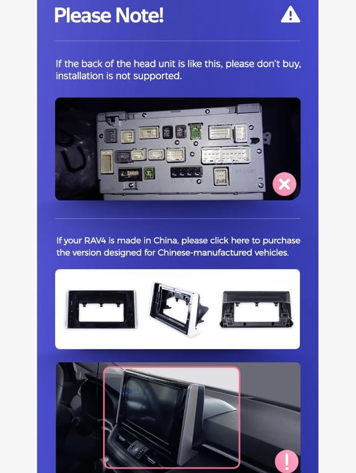 Back of original head unit compatibility check