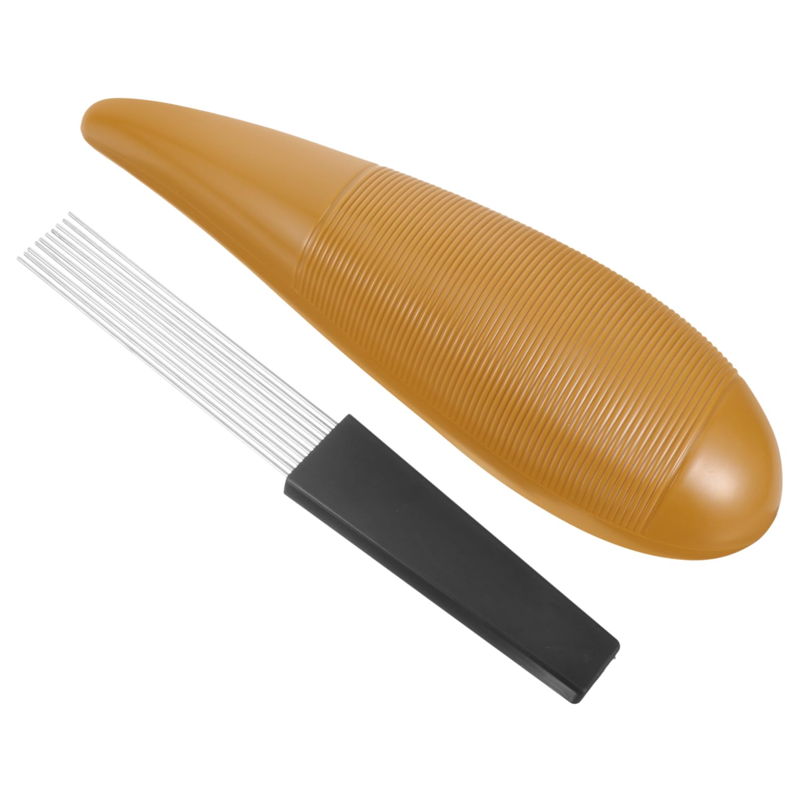 GALPADA 1 Set Guiro Percussion Instrument for Beginners Educational Music with Scraper Portable Cylinder Guiro for Enhance Musical Skills and Creativity