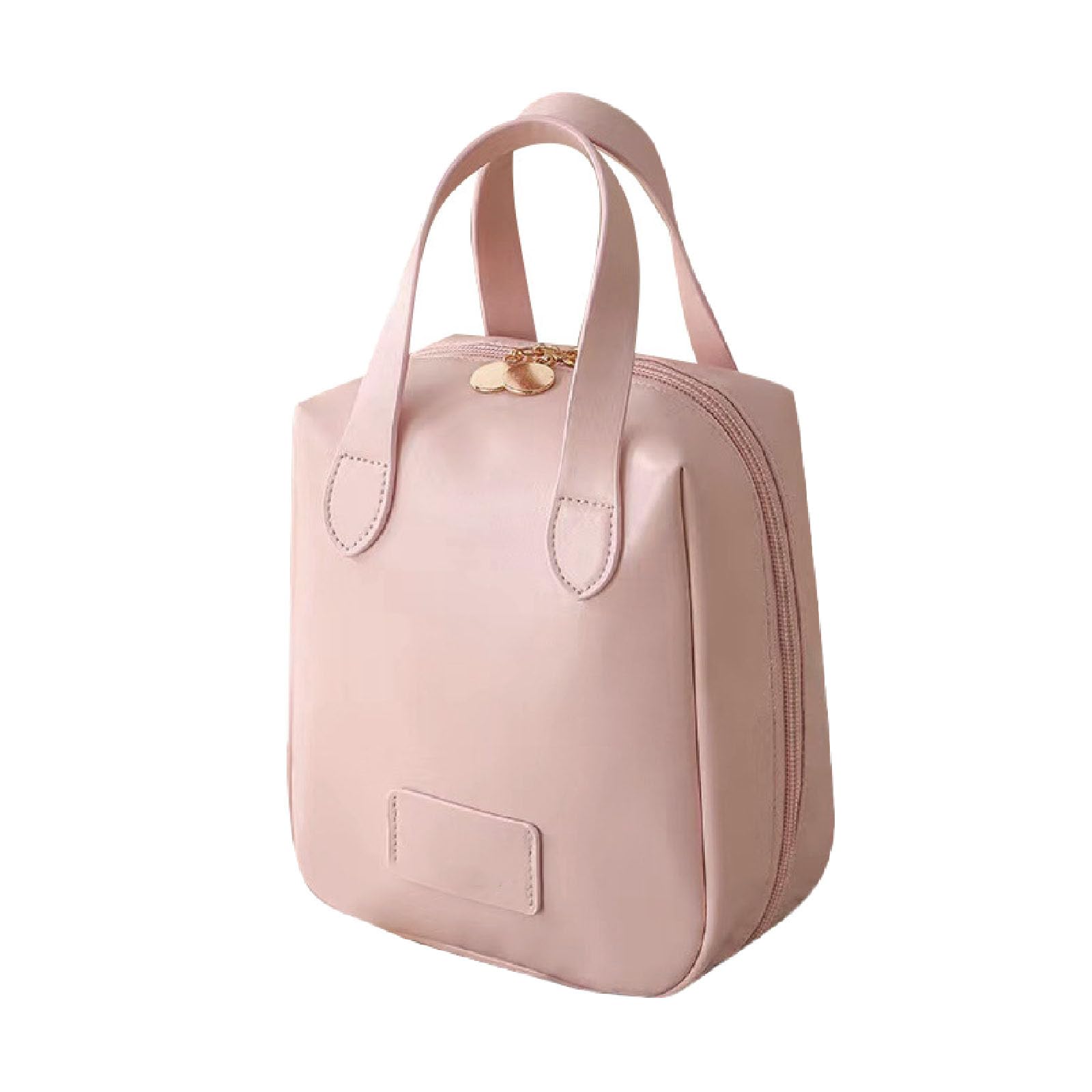 Knixhult 2024 New Portable Premium Makeup Bag, PU Large Capacity Travel Make up Organizer Bag, Divider Makeup Bag with Brush Holder for women Friends