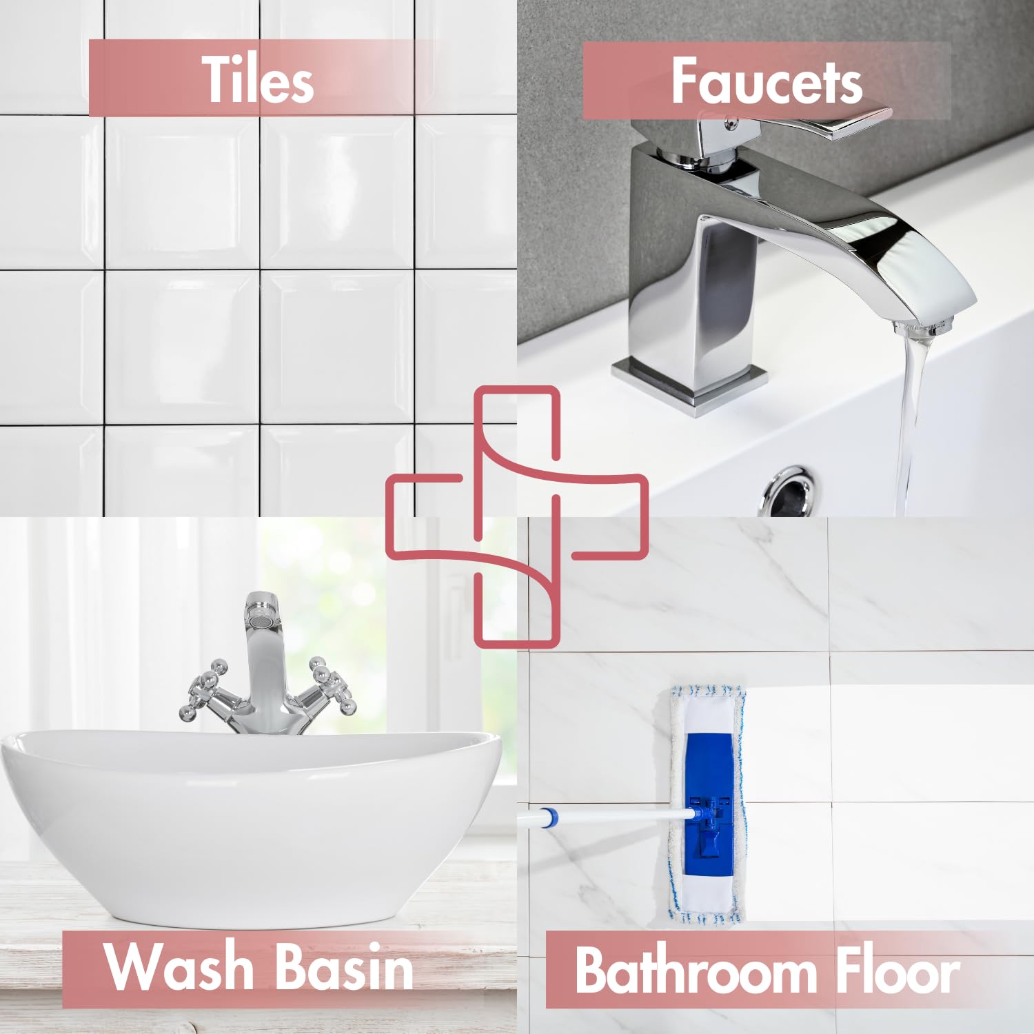 K'TRiQ K-1 Bathroom Cleaner Concentrate | Limescale Remover Suitable for Tap, Shower, Sink & Bathroom Tiles | Removes 99.9% Germs(5 Litre, Pack of 1) 3