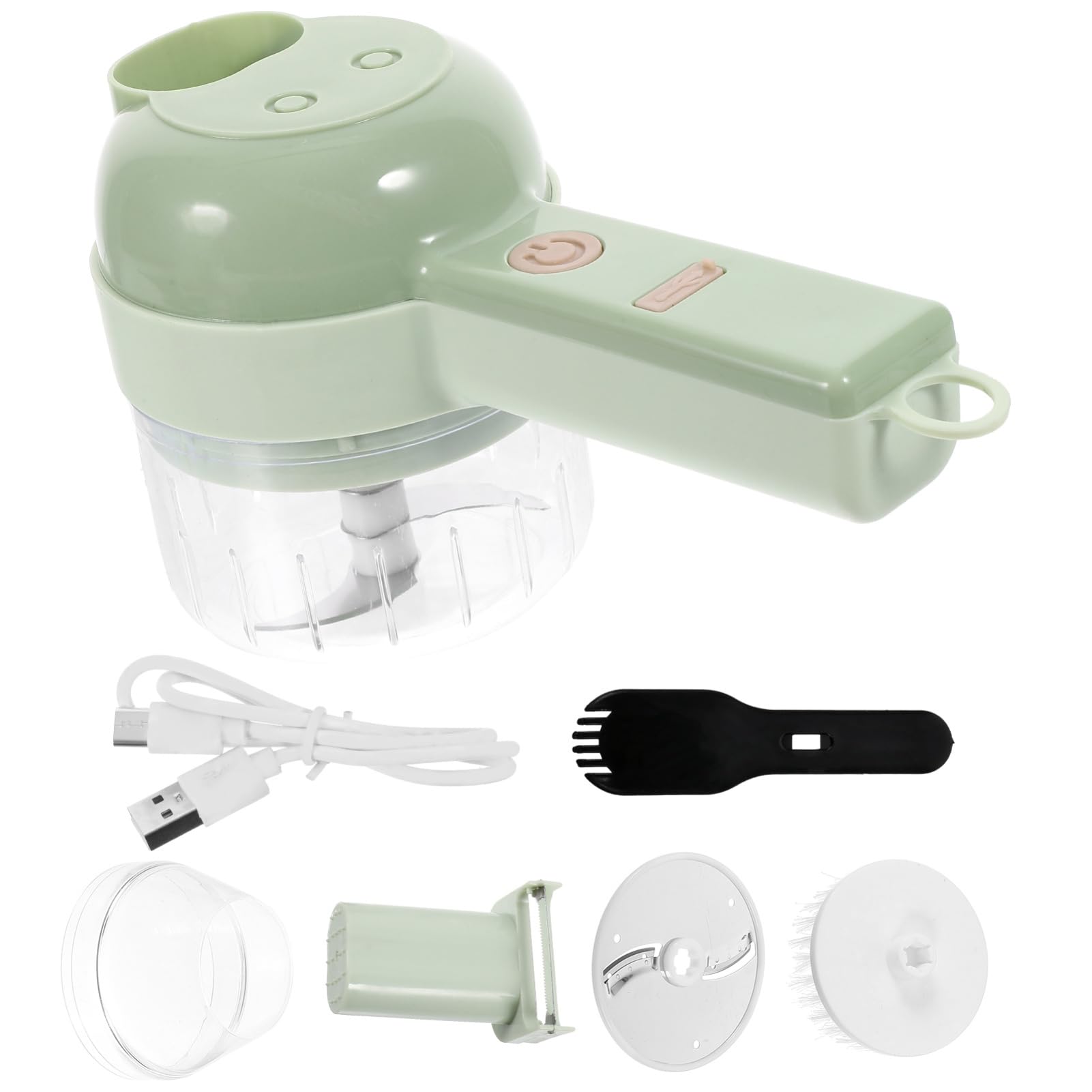 Ciieeo Electric Vegetable Slicer Garlic Mincer Electric Garlic Masher 9pcs Kitchen Tool Set Lightweight Saves Time