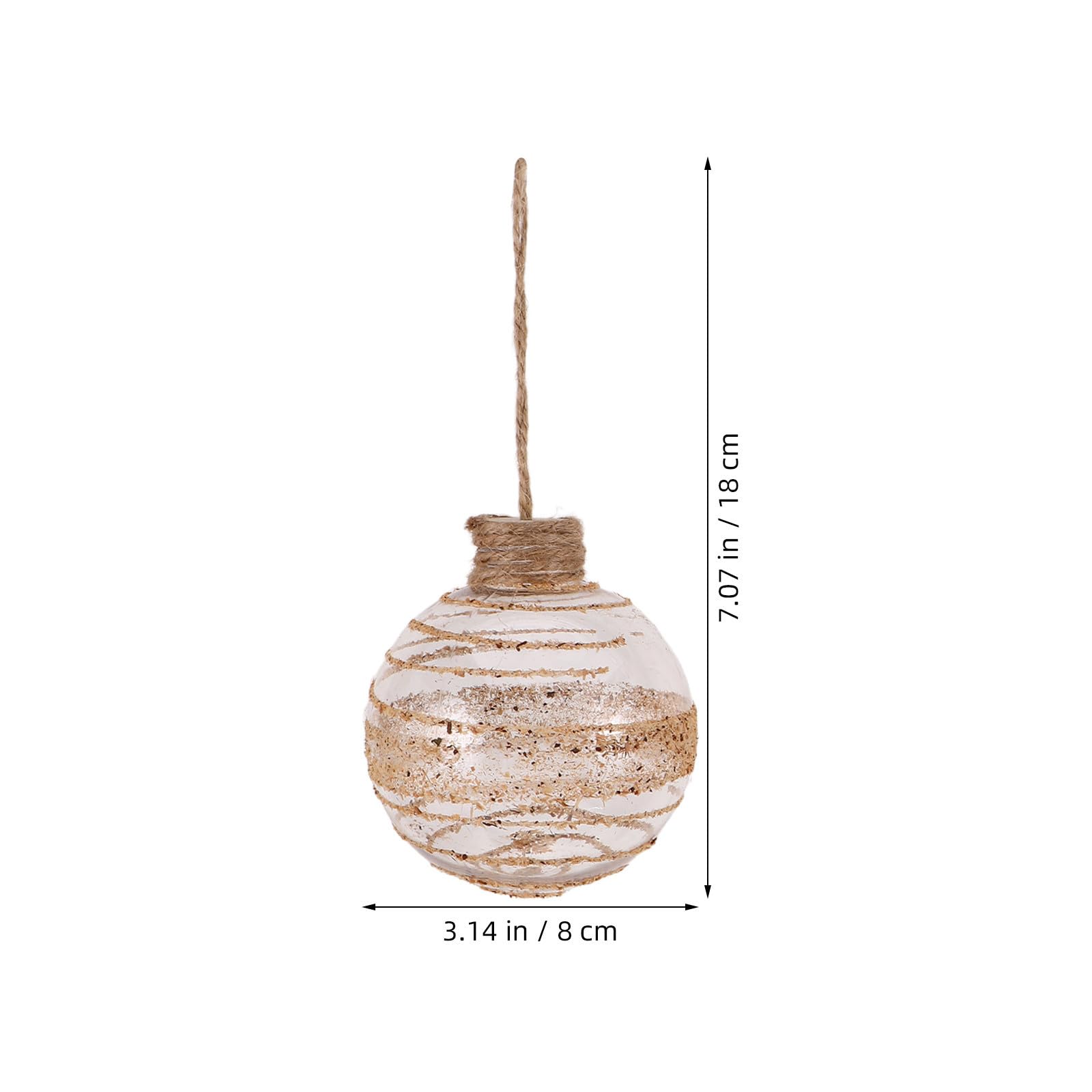 Toyvian 24 Pièces Petites Boules de Noël en Plastique Transparent avec
