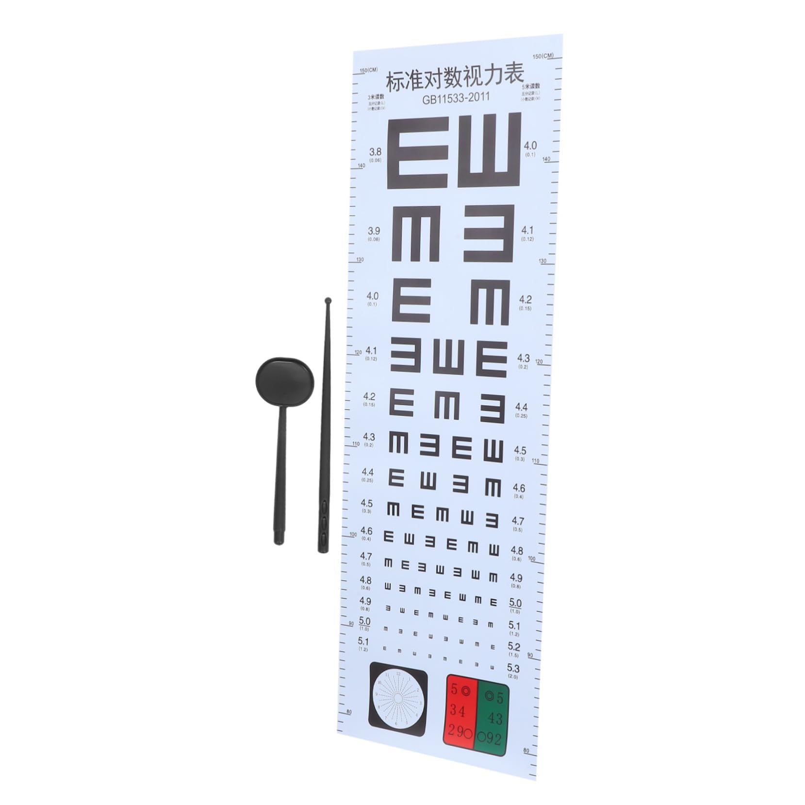 NOLITOY Vision Test Poster Set for and Girls Eye Exam Chart Visual Testing Kit Myopia Detection Wall Chart