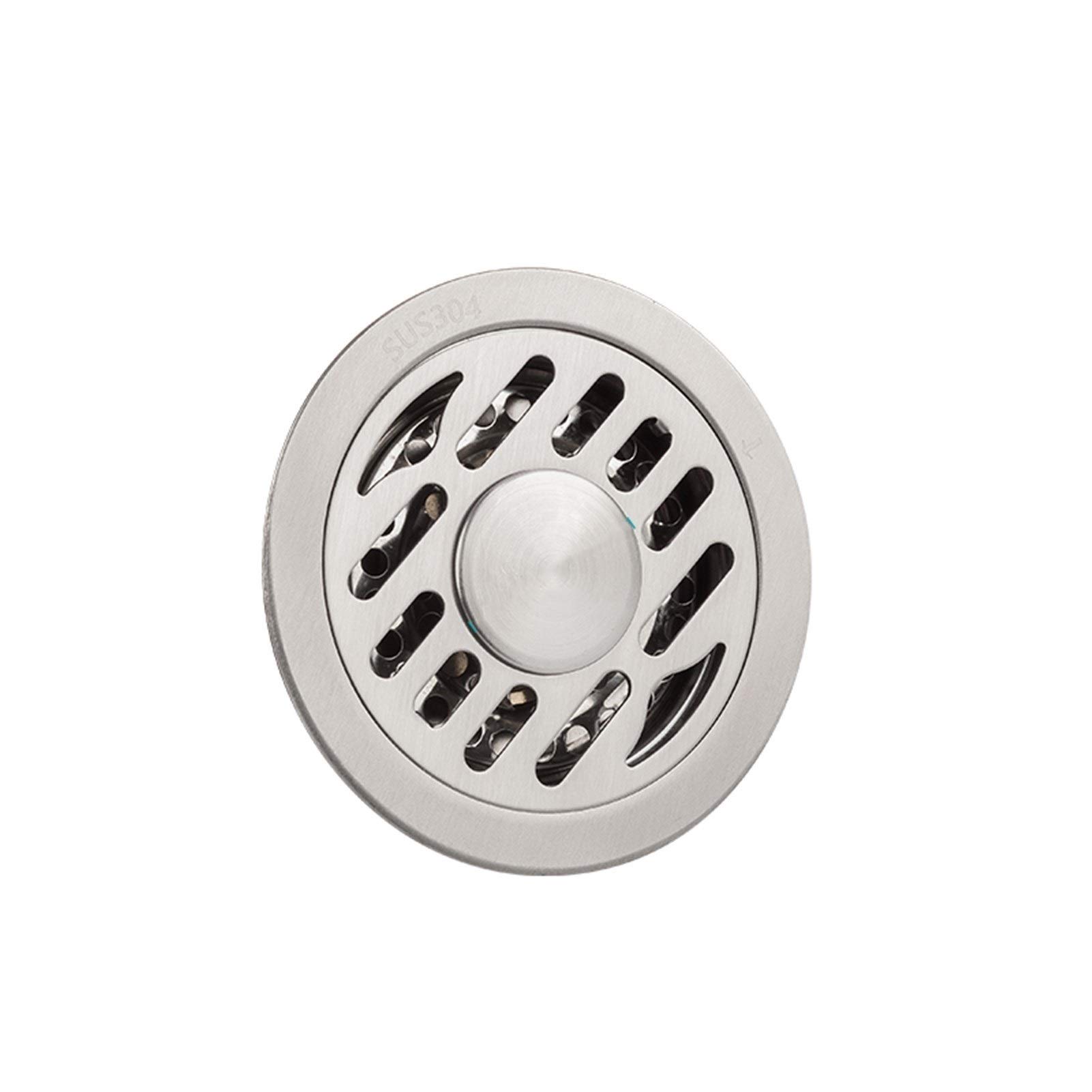Desagüe de Suelo con Inserto Redondo, Rejillas para desagüe de Ducha de baño, desagüe de Suelo, desagüe Simple, Invisible, antiolor