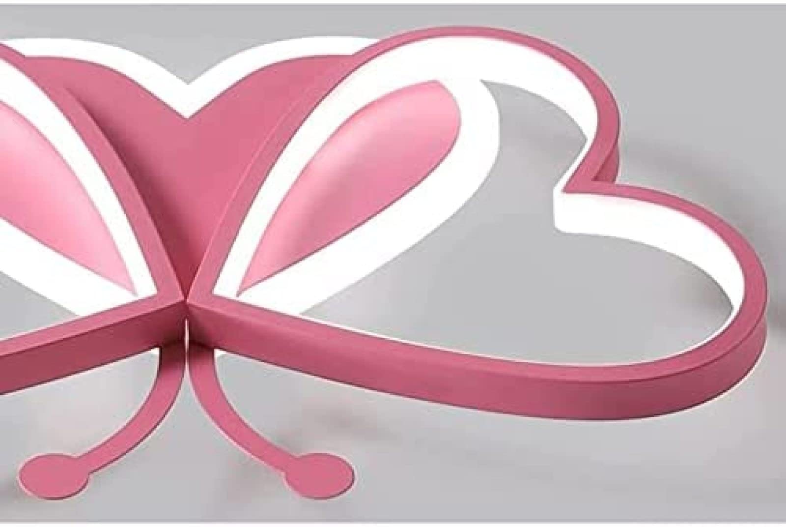 Plafondlamp Led Dimbare Plafondlamp Modern Hart Acryl Kinderkamerlamp met Afstandsbediening Jongens Meisjes Plafondlamp Cartoon Kroonluchter Kinderen Plafondlamp Binnen Slaapkamer Decor Lamp,Roze,5