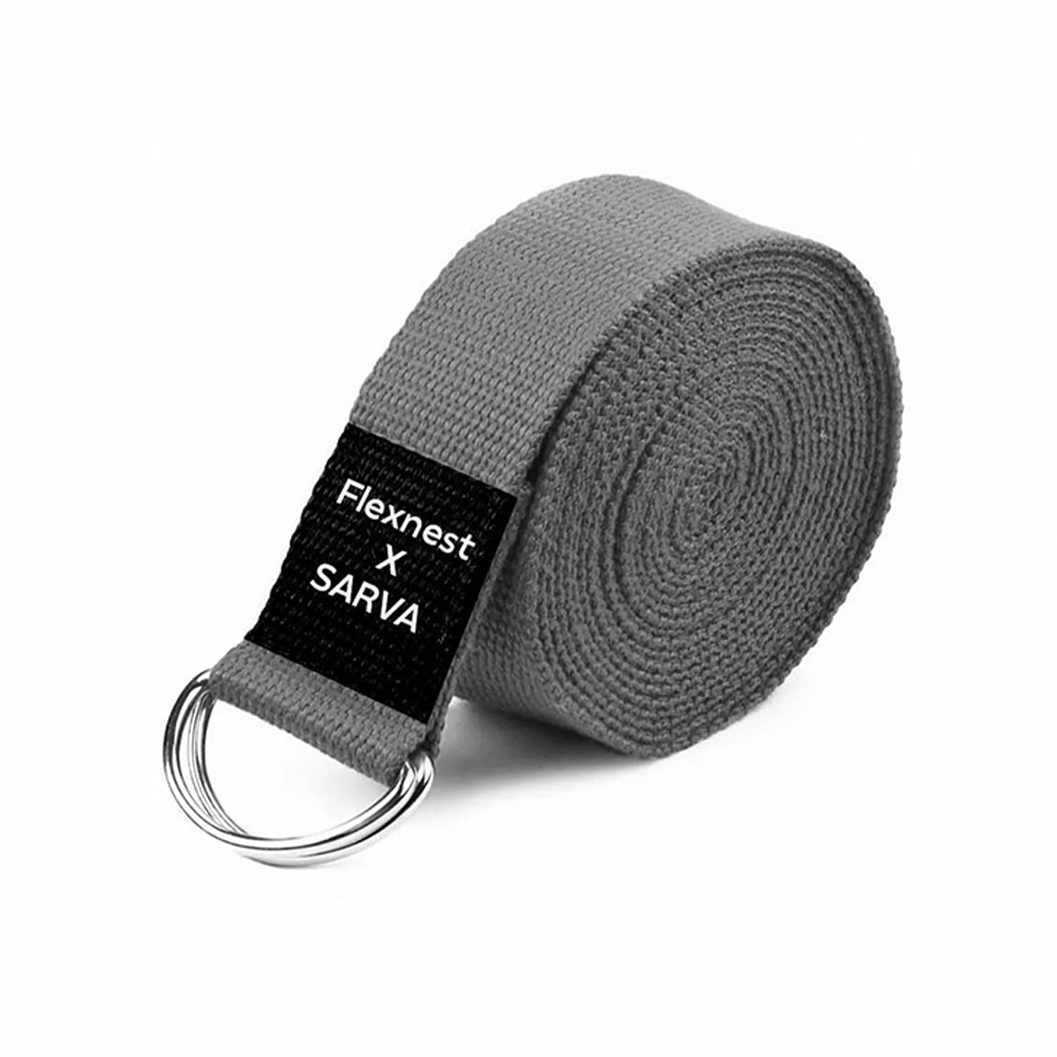 Flexnest Yoga Strap Belt for Women and Men - Durable Yoga Strap for Stretching with Adjustable D-Ring Buckle for Your Yoga Session - Black (B0C3ZVWLN2) Amazon Price History, Amazon Price Tracker