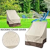 Amplia aplicación: adecuado para todo tipo de mecedoras, sillas reclinables, sofás individuales, protección perfecta de la silla del sol y la nieve, prolonga la vida útil, la mantiene como nueva.