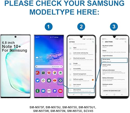 Miniatura 6 de MMOBIEL Conector de base compatible con Samsung Galaxy Note10 Plus 5G - N976 - Puerto de carga - Puerto de auricularesreemplazo de micrófono - Tipo