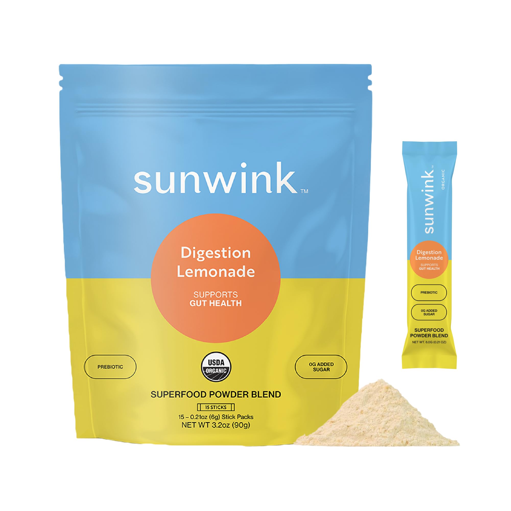 Amazon.com: Sunwink - Digestion Lemonade Powder - Gut-Friendly