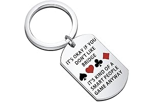Funny Bridge Gift: Bridge Keychain - The Perfect Present for Any Bridge Enthusiast