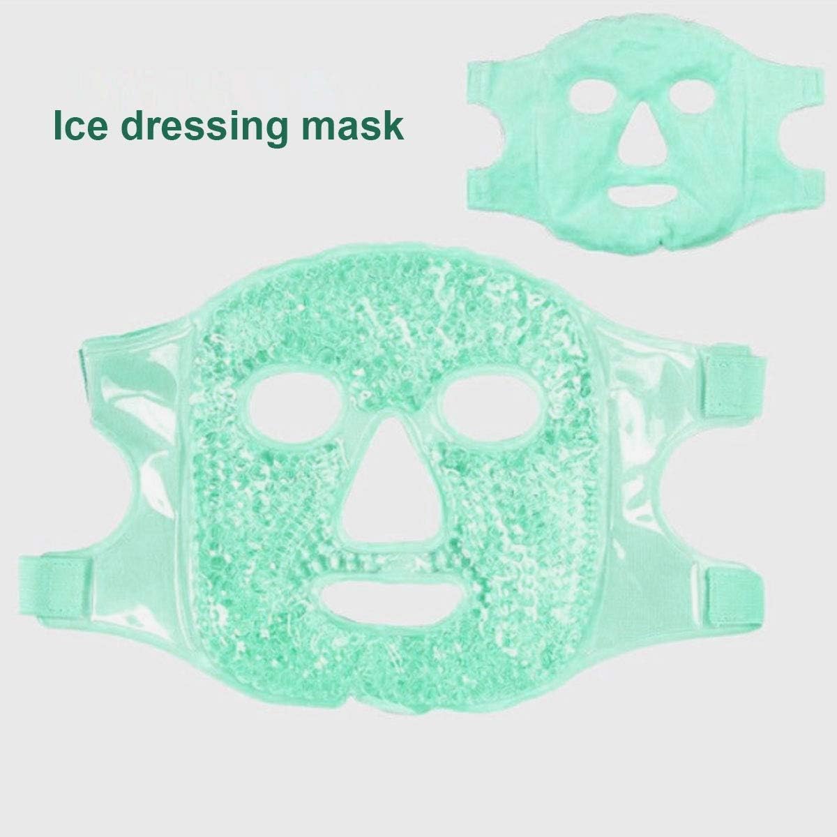 K2P Cold Face Eye Mask, Ice Pack Reduce Face Puff, Dark Circles, Gel Beads Hot Heat Cold Compress Pack, Face Spa For Woman Sleeping, Pressure, Headaches, Skin Care (Multi) 4