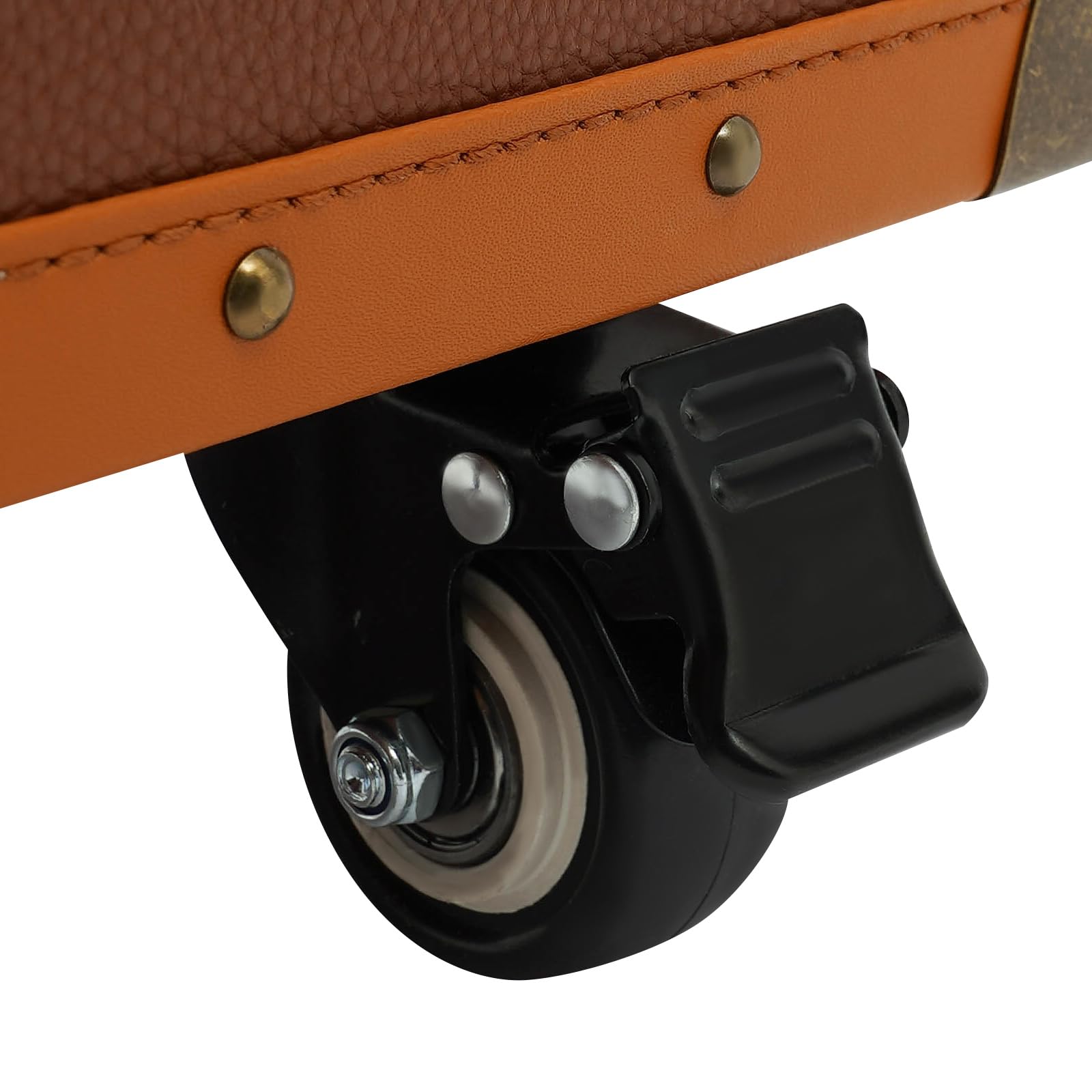Valise à roulettes pour outils de coiffure - Mallette de maquillage - Mallette de maquillage - Pour manucure, coiffeur, cosmétique, Couleur du café., Valise cosmétique à roulettes