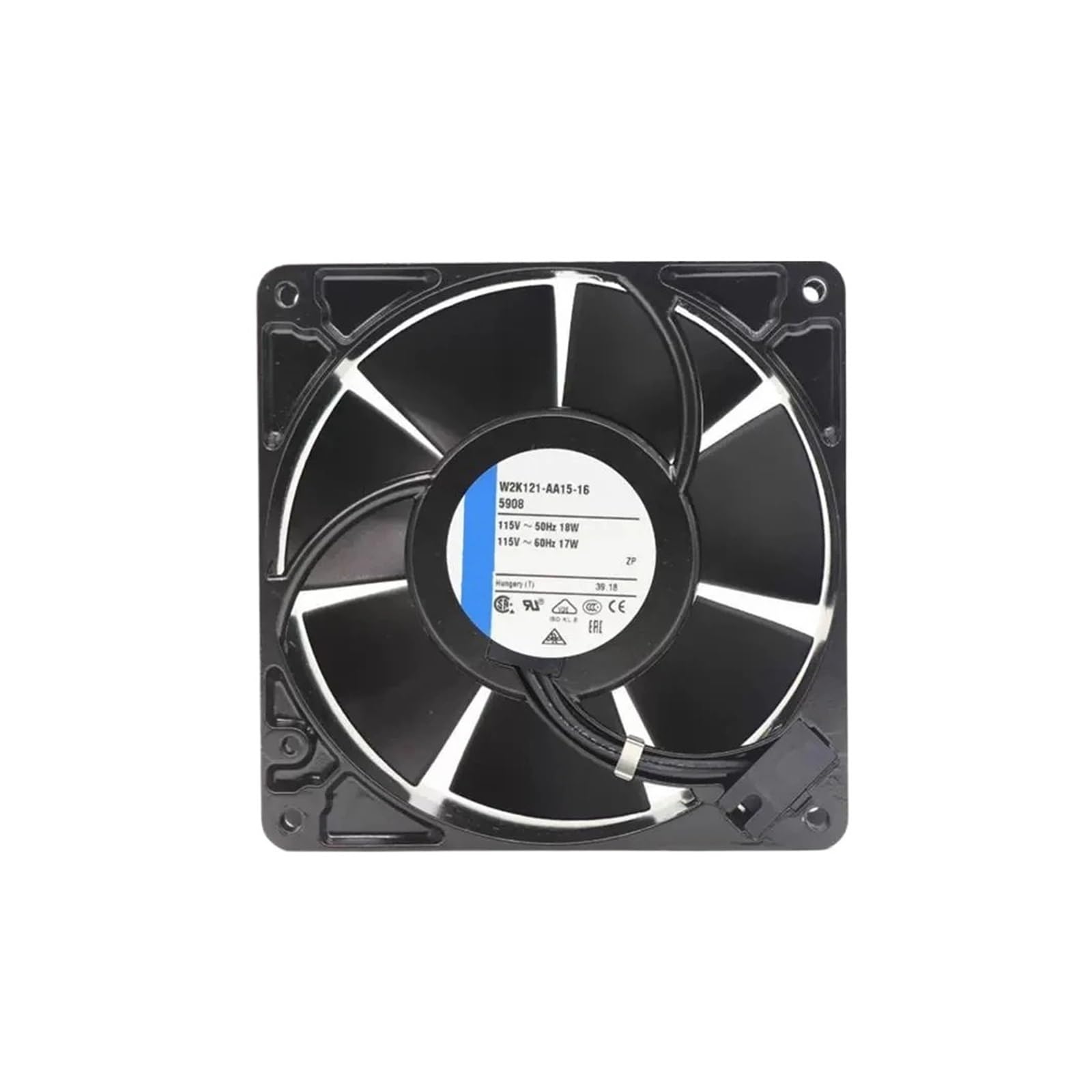 BRODEFUP Axial radiator Silent Cooling fan 127 * 127 * 38MM 115V 5908 W2K121-AA15-16 17/18W