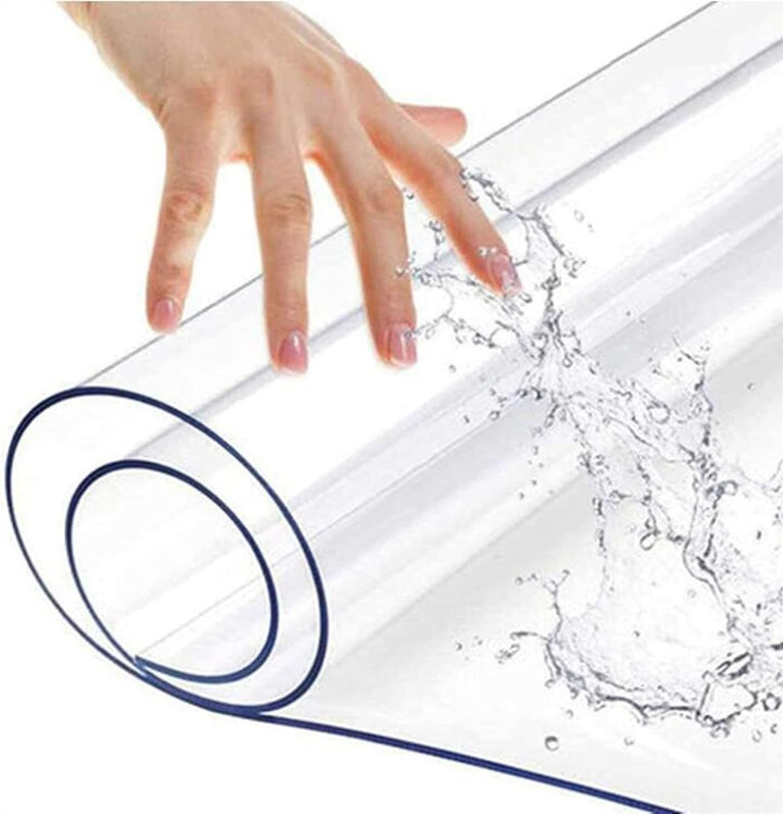 Heavy Duty Clear Chair Mat for Office Durable Plastic Floor Protector 120 x 700 cm 4 x 23
