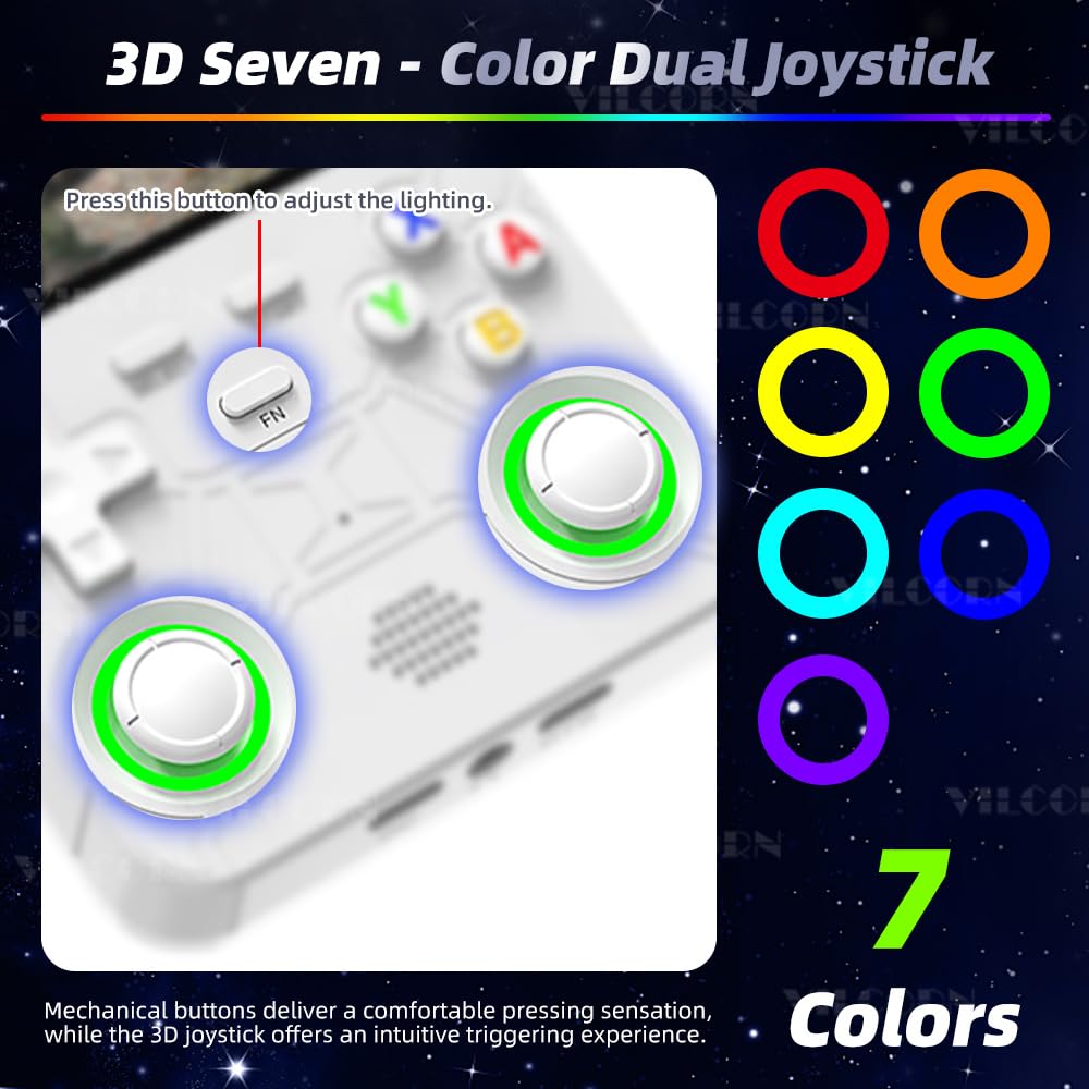 R36 Ultra Retro-Handheld-Spielkonsole, 10,2 cm, Open-Source-Linux-System, 128 GB, tragbare Videospielkonsole mit RGB-Joystick-Tasche, Spiel-Player, unterstützt WLAN, Weihnachts- und