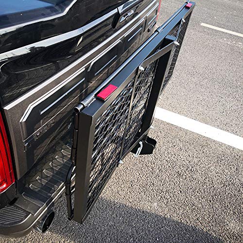 OKLEAD Hitch Mount Cargo Carrier 60" x 24" x 14.4" Luggage Basket