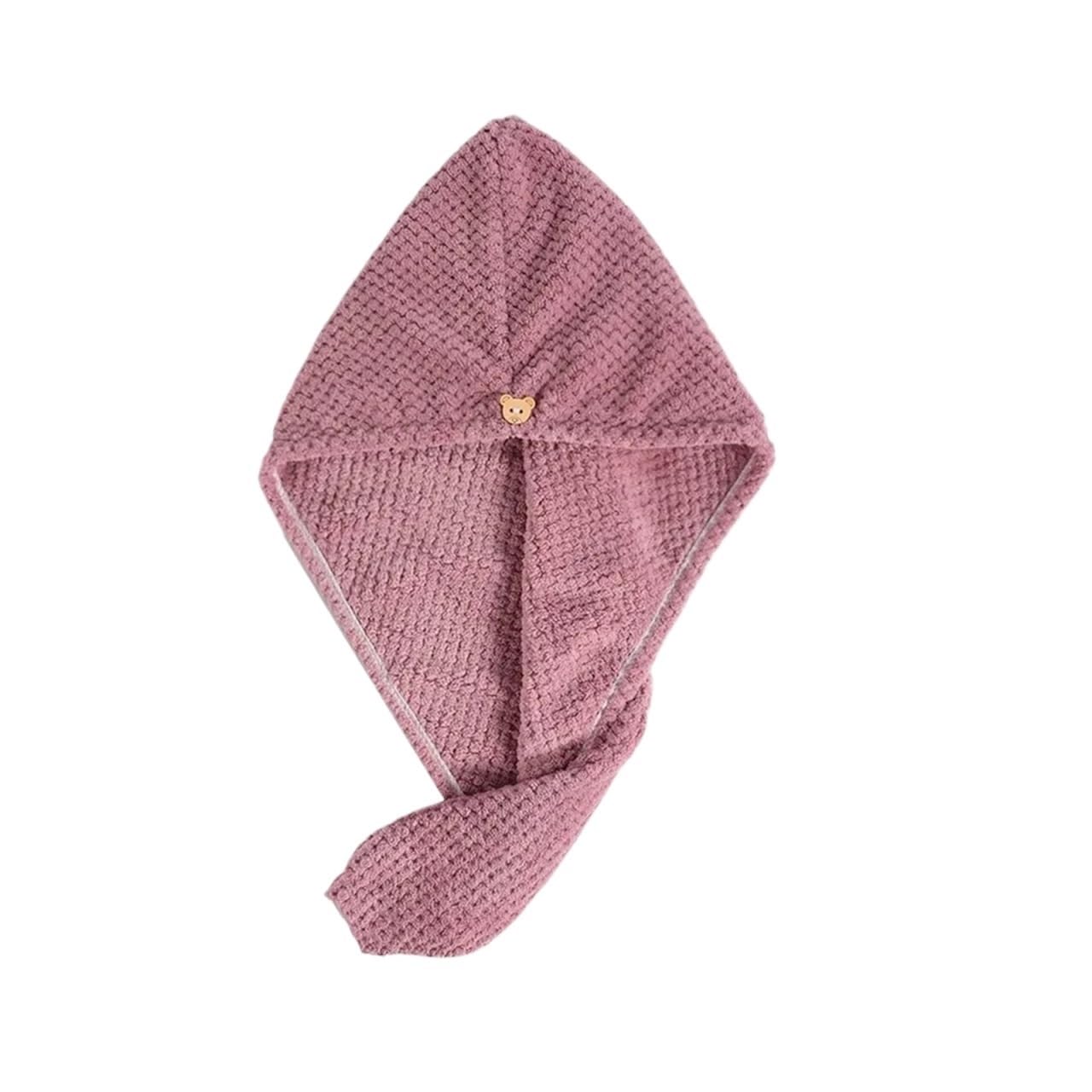 Toallas para Secar El Pelo 3 uds. Toalla mágica de Secado rápido for Cabello de Microfibra, Gorro Envolvente for baño, Gorro de Secado rápido con Turbante Toalla Microfibra Pelo(Red)