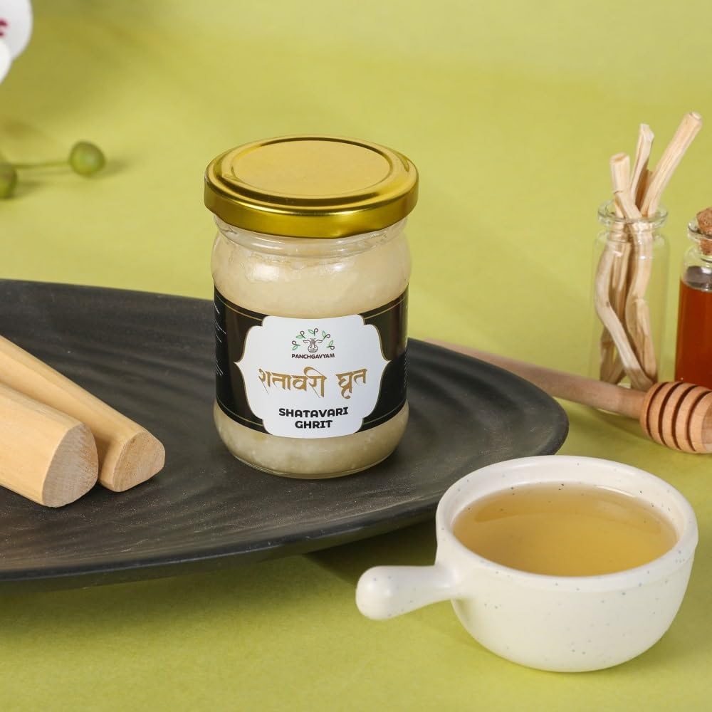Shatavari Ghrit/Ghee | A2 Pure and Authentic Medicated Ghrit | Breast Feeding Supplement| Increase Milk supply | Lactation Supplement for Women- Mothers| Nutritious Superfood for Mom | After Delivery Food For Mother | Restore Energy | Balance Women's Hormones-image-5