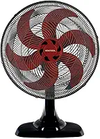 Ventisol Ventilador de Mesa Oscilante, Turbo 6 Pás Premium, Vermelho, 50cm, 127V