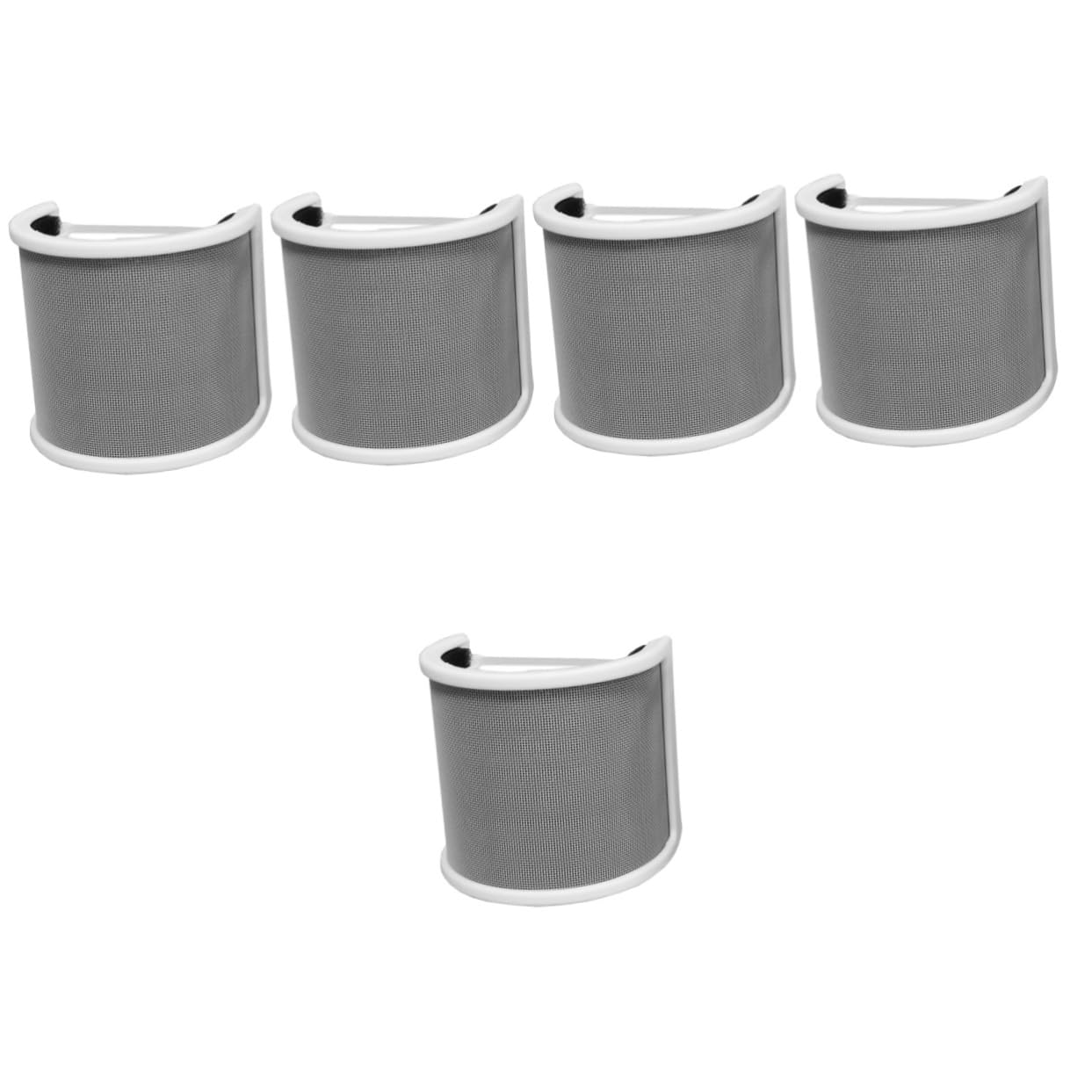 DOITOOL 5stücke U-förmiger Mikrofon Windschutz Mit Effektiver Popschutz Und Windschutz Für Klare Aufnahmen Geeignet Für Verschiedene Mikrofontypen Einfache Installation