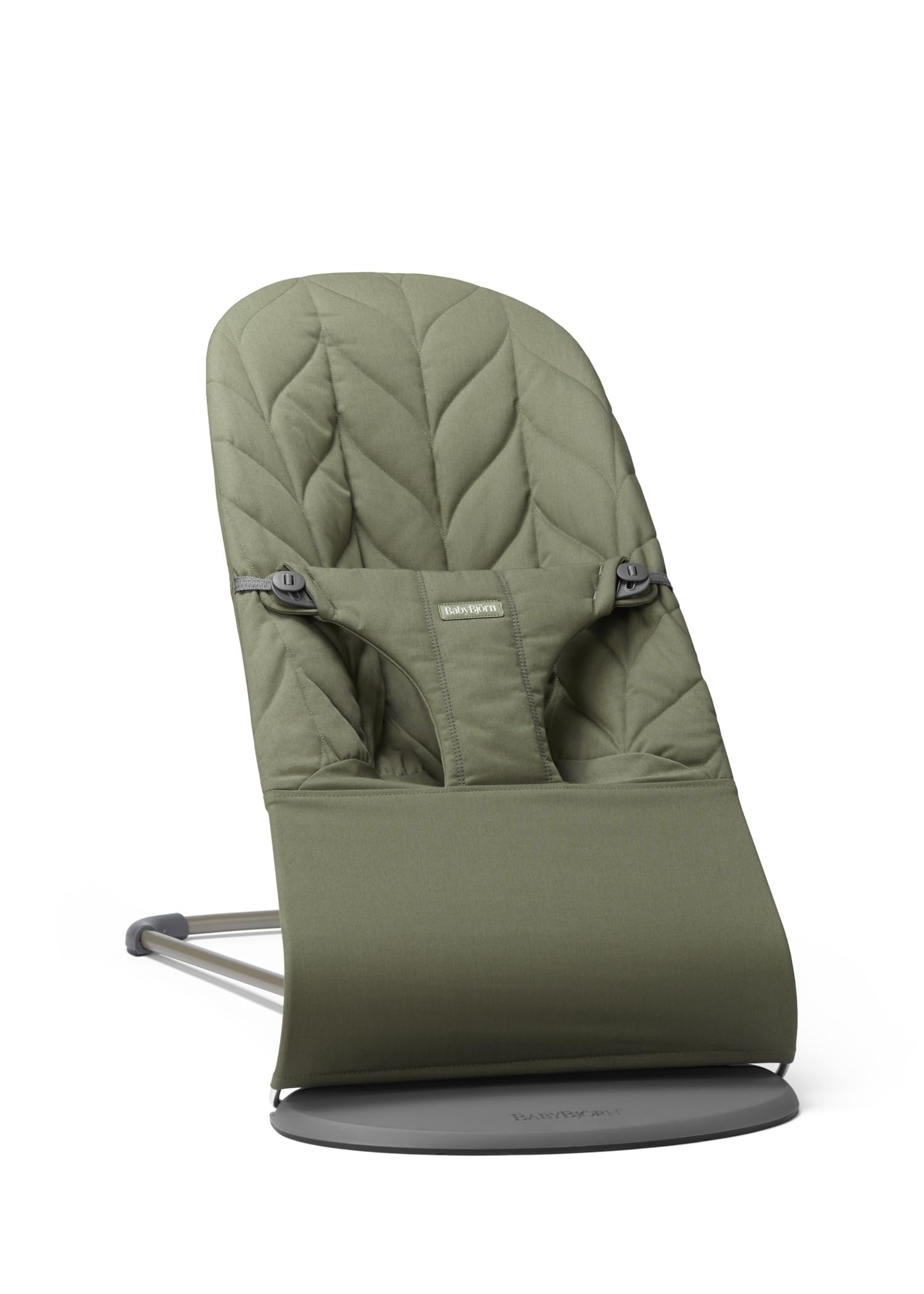 BabyBjörn Babywippe Bliss, Gewebe, Blütenblatt-Steppung, Dunkelgrün