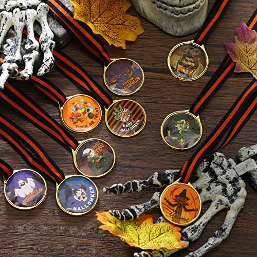 Zubebe 48 Pcs Halloween Medals Awards for Costume Contest Game Prizes - image 4