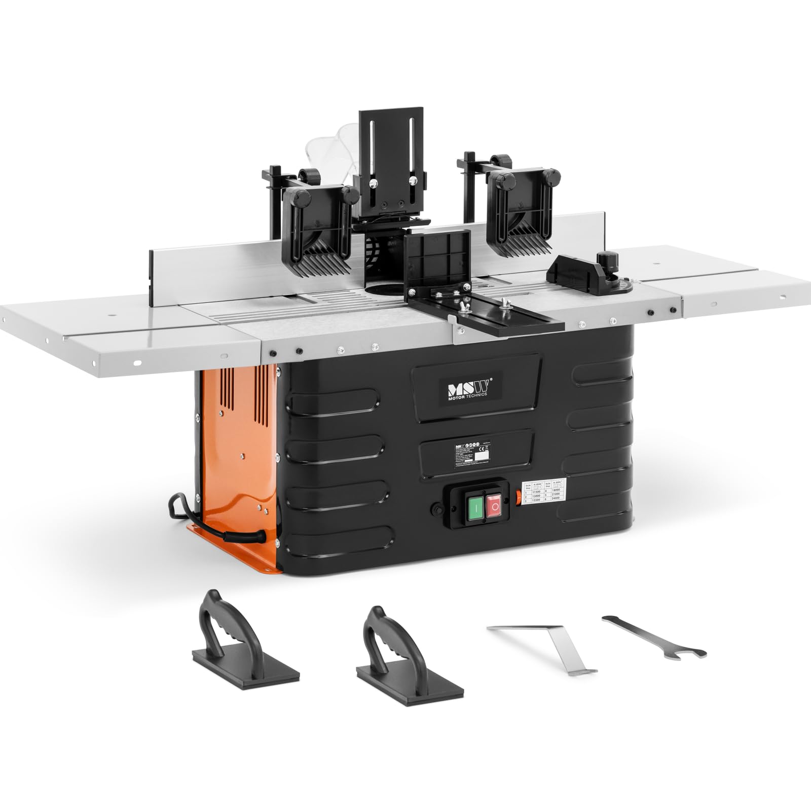 Msw MSW-WOBD-1500Y - Fresa Da Tavolo, 1500 W, Fino A 24.000 Giri/Min, Fresatrice Per Legno - 4