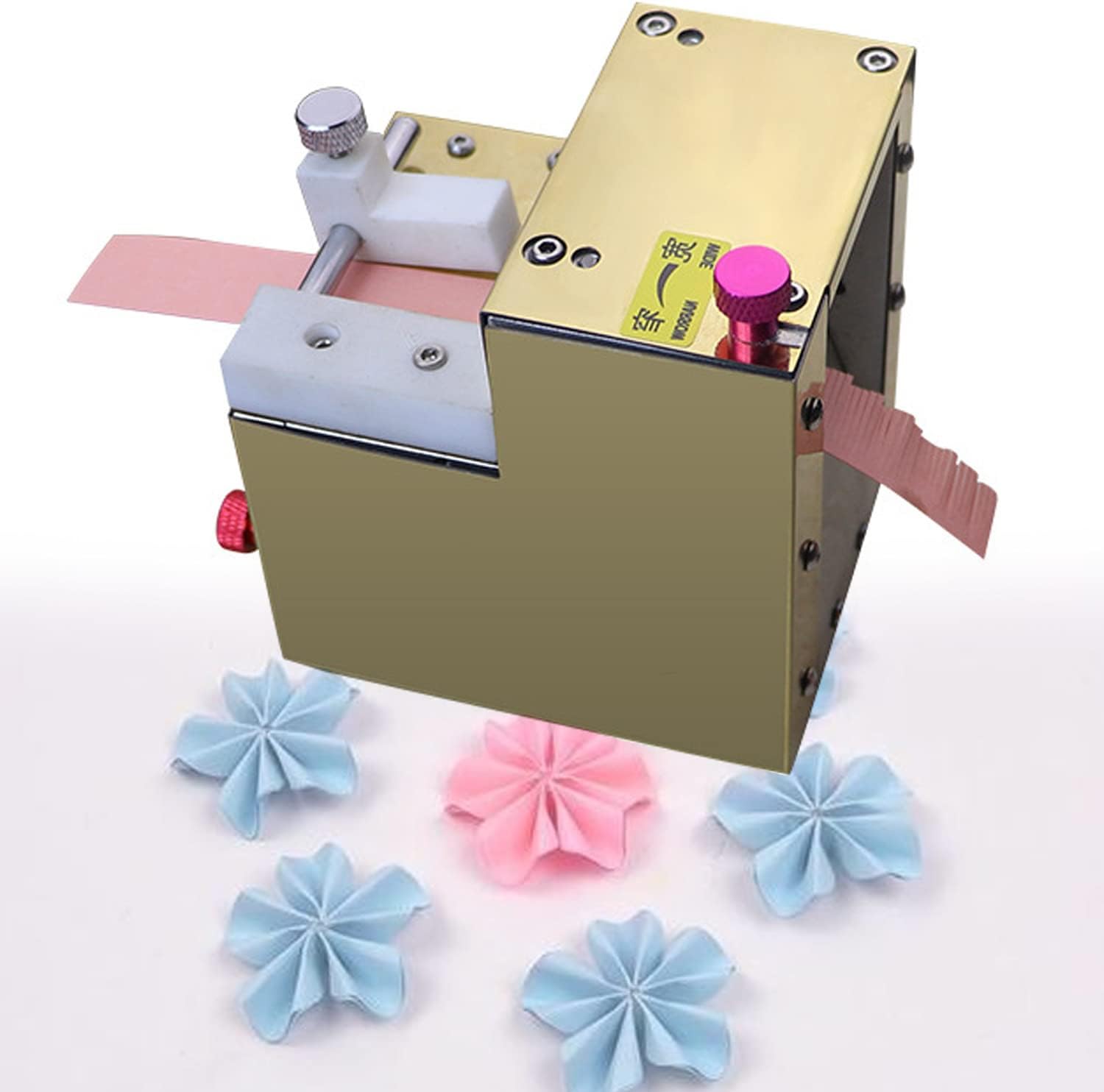Electric Rechargeable Paper Quilling Machine,Paper Art Tassel Rolling Tool,Paper Art Tassel Rolling Machine 3D Colorful Handmade Paper Fringed Flower Roll Paper Flower Maker