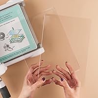 Vista 6 de BAOFALI 4 piezas/2 pares de almohadillas de corte estándar para máquina de troquelar; placas de corte de plástico de policarbonato transparente