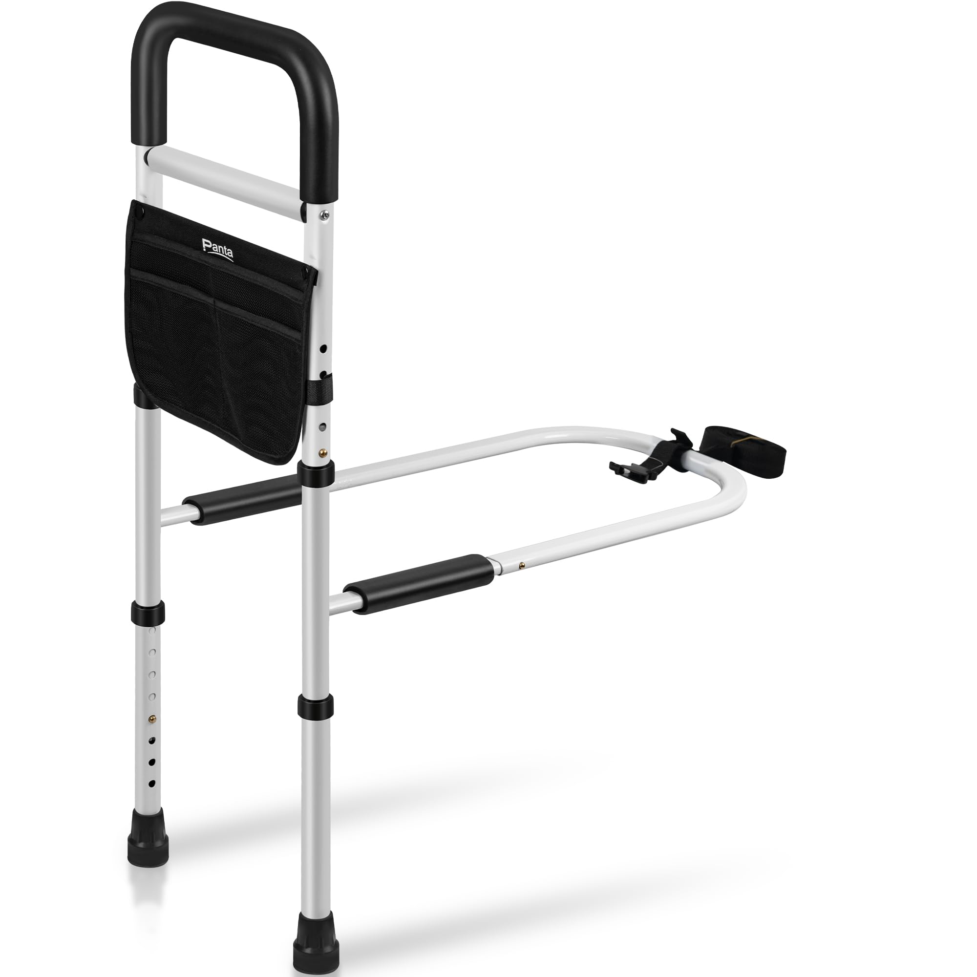 Panta Bed Rails for Elderly Adults Safety, Adjustable Bed Assist Rails for Seniors,Black