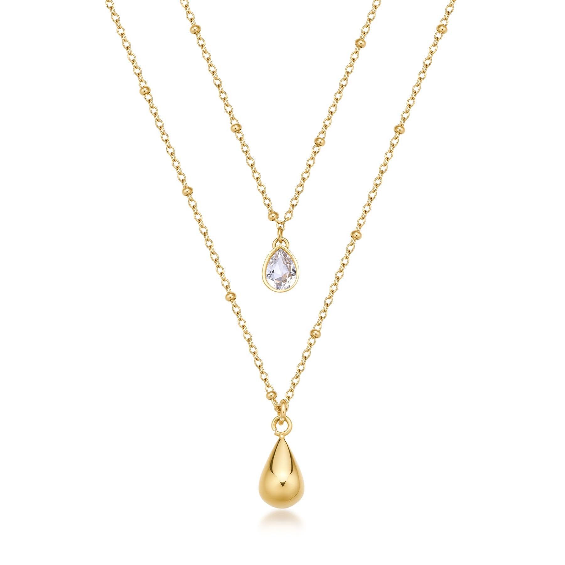 Brosway Collana Donna, Collana in Acciaio e Cristalli | Collezione Perfect - BPC37
