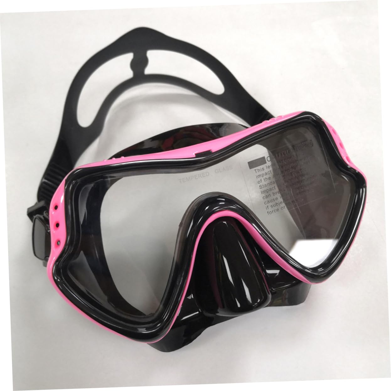 Schwimmbrillen mit Atemrohr Taucherbrillen aus Silikon Unidirektionale Abflusslöcher Maximales Sichtfeld Hochelastisches Kopfband für Komfort