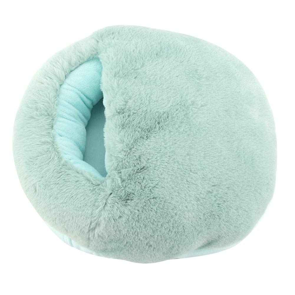 EBTOOLS Coussin Chauffant pour Pieds, Coussin Chauffant pour Bottes Chauffantes, Chauffe-Pieds en Peluche pour Hommes et Femmes, Garde Les Pieds au Chaud 38 × 28 × 12 Cm(Bleu Clair)
