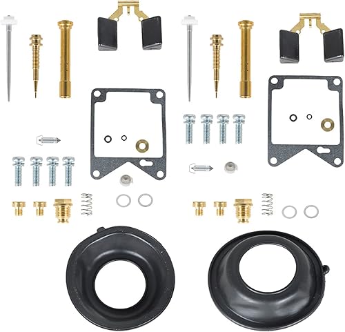 Miniatura 4 de Kit de reparación de carburador de carburador de diafragma de repuesto para Yamaha Virago 750 XV750 1981 1982 1983