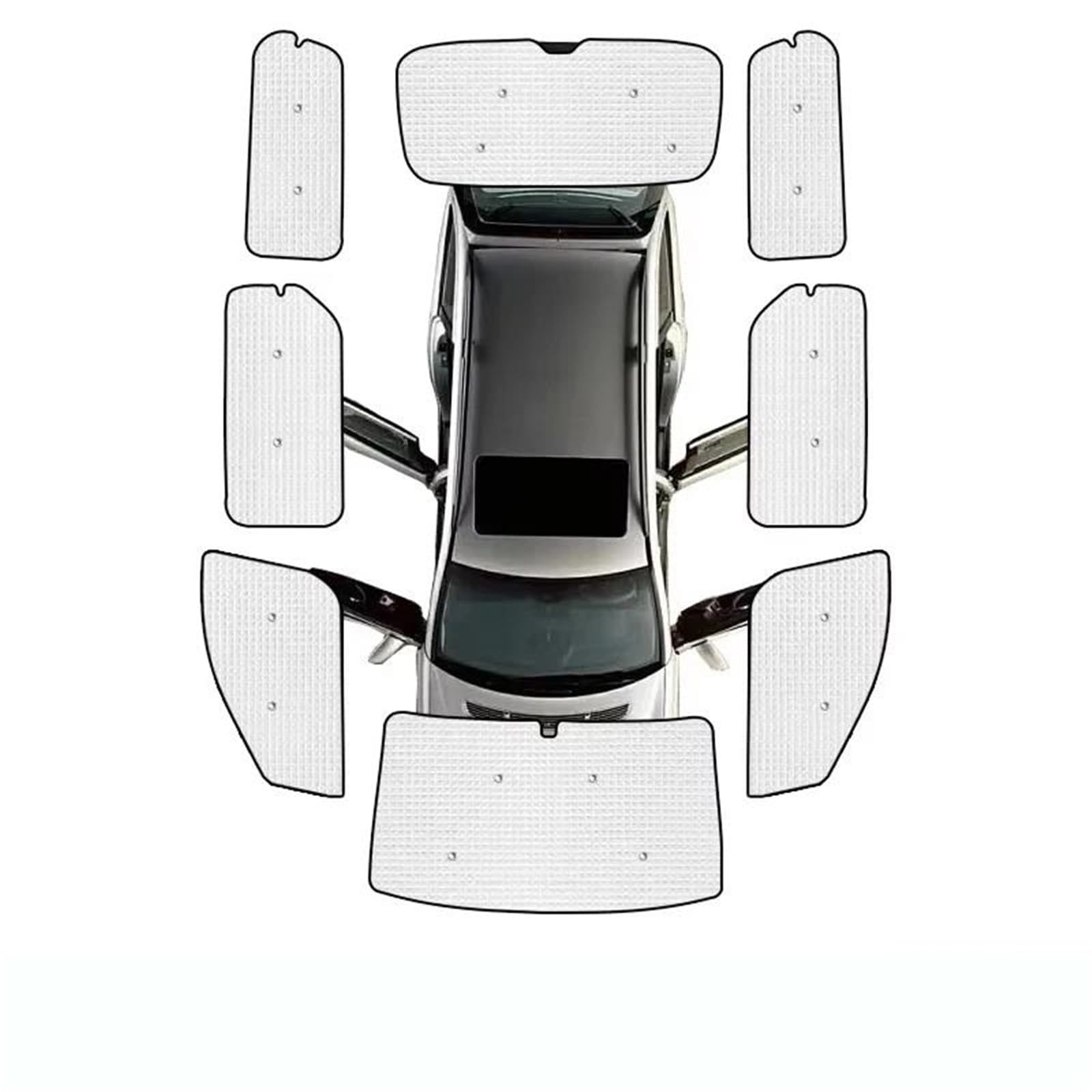 Para Hyundai Para Starex Para IMax Para H-1 Para TQ 2007~2017 Parasoles Ventana Personalizados Parabrisas Accesorios Automóvil Parasol Coche Magnético(All Sunshades)