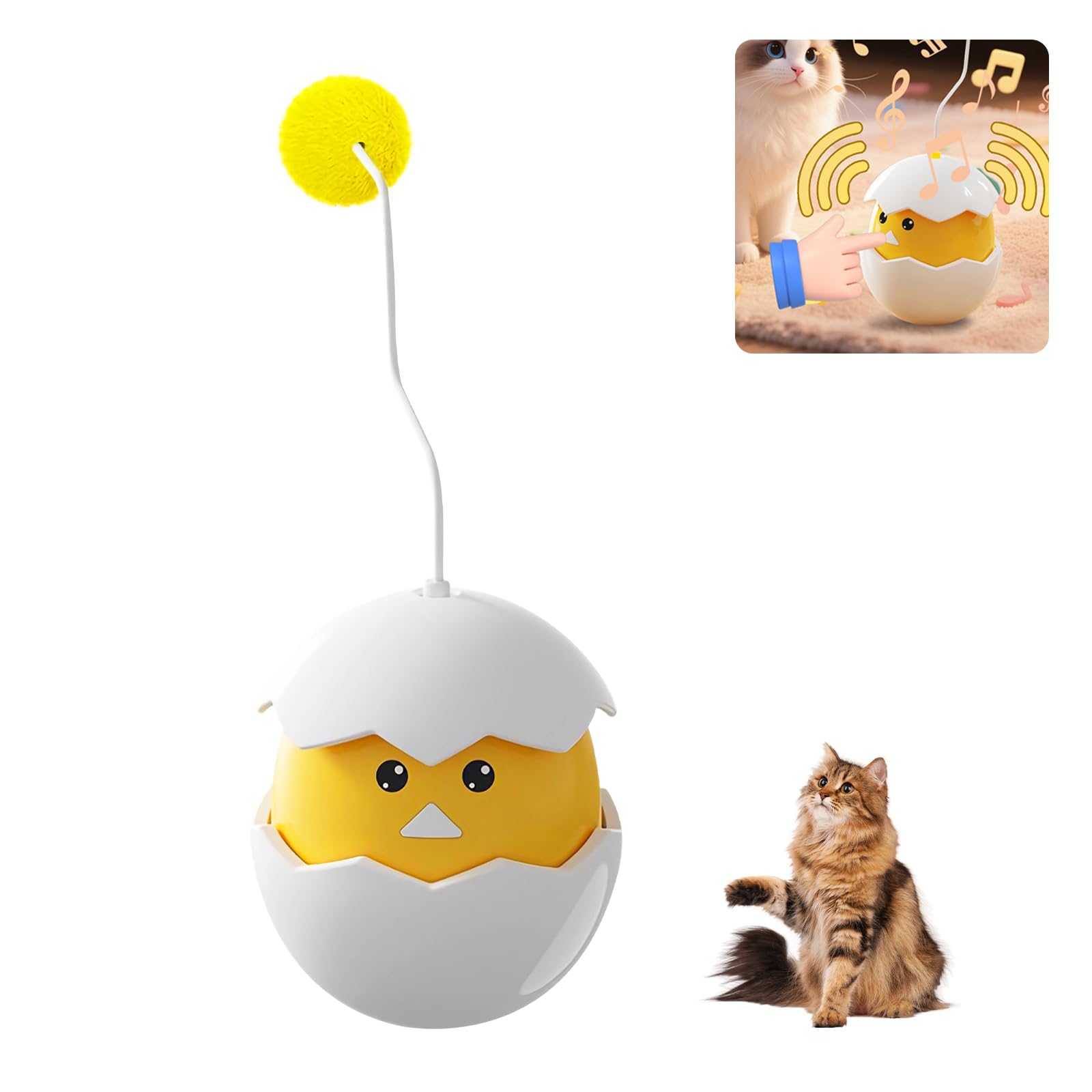 Mesen Cat Toy Funny Tumbler Interactive Balls