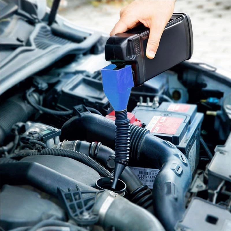 Imbuto for Il trasferimento di Carburante, Benzina e Olio for Auto, Strumento Essenziale for Il versamento in plastica for autoveicoli(Blue 20pcs)