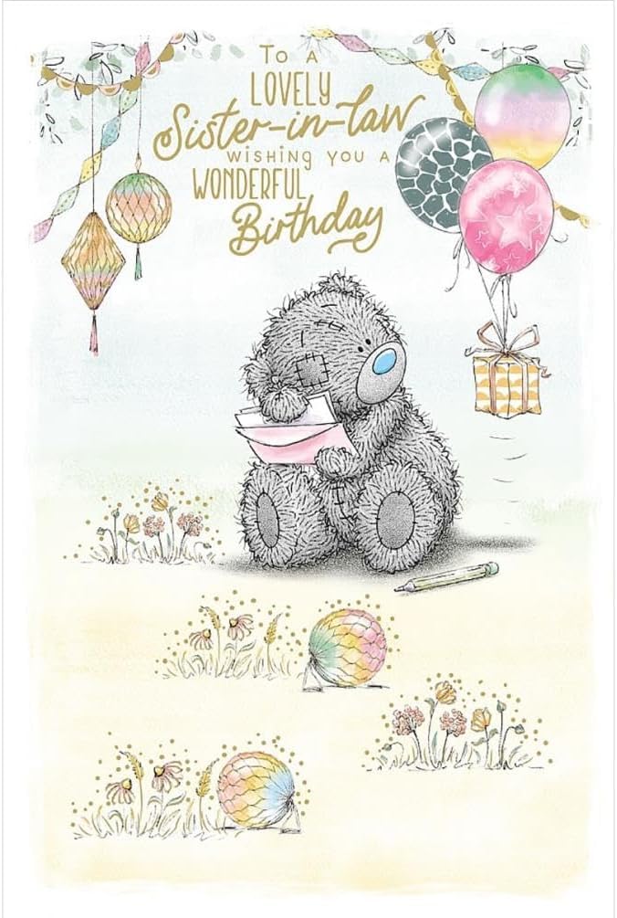 Me To You Tatty Teddy Biglietto Di Auguri Per Nipote - Con Busta, Design Con Orsetto E Lamina Dorata - 3