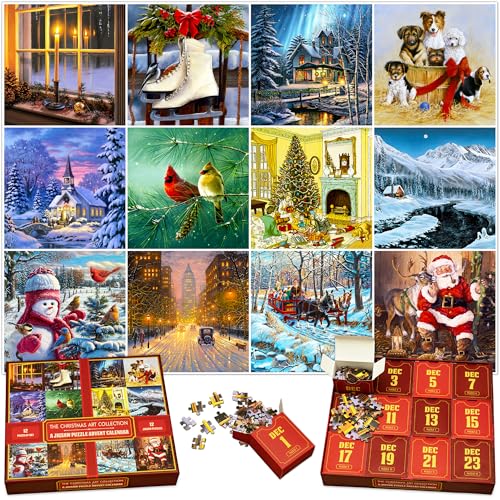 Puzzle mit verschiedenen Motiven
