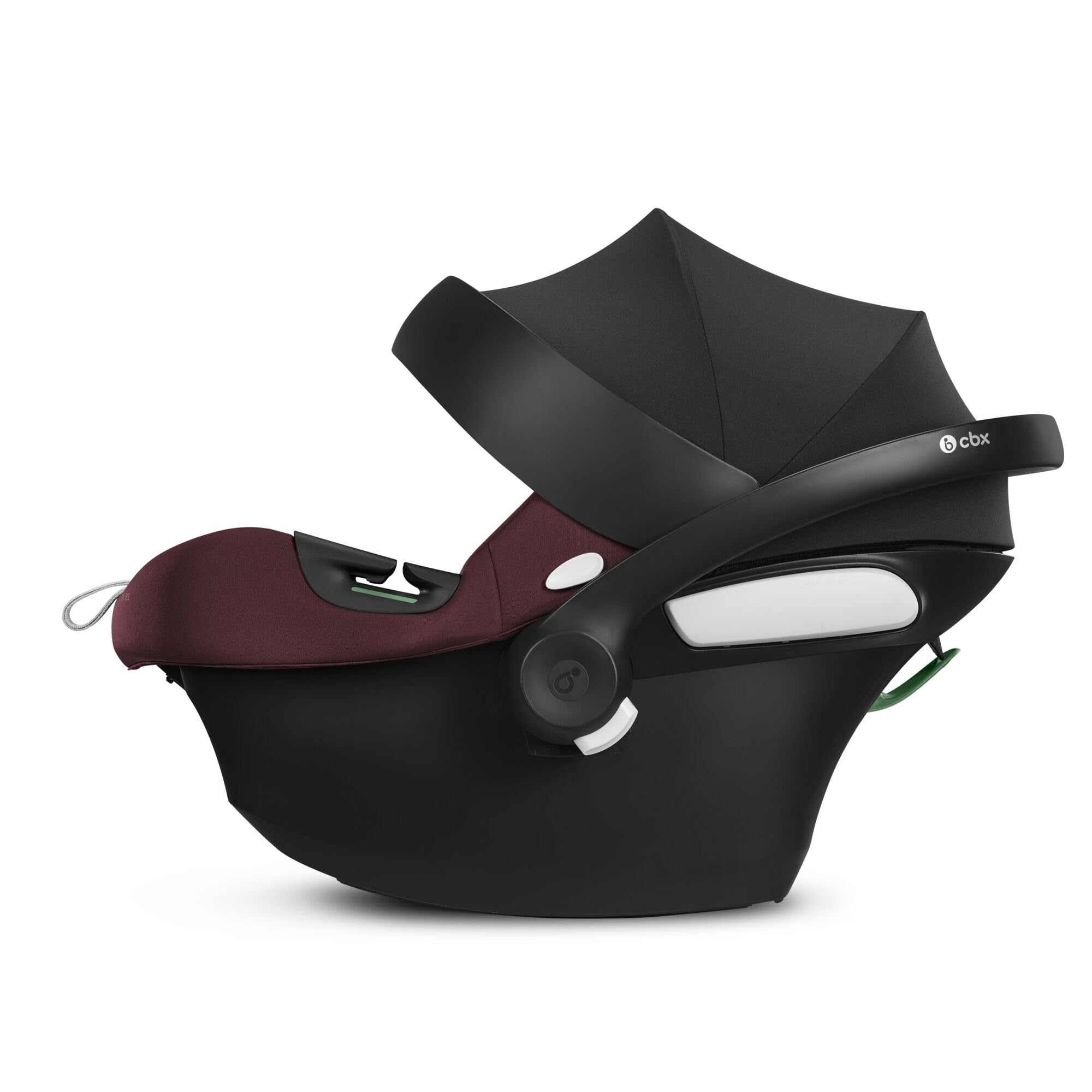 CYBEX Coque Aton B2 i-Size, De la naissance à environ 24 mois, Max. 13 kg, Coussin Réducteur pour Nouveau-né inclus, Compatible SensorSafe, Dynamic Red