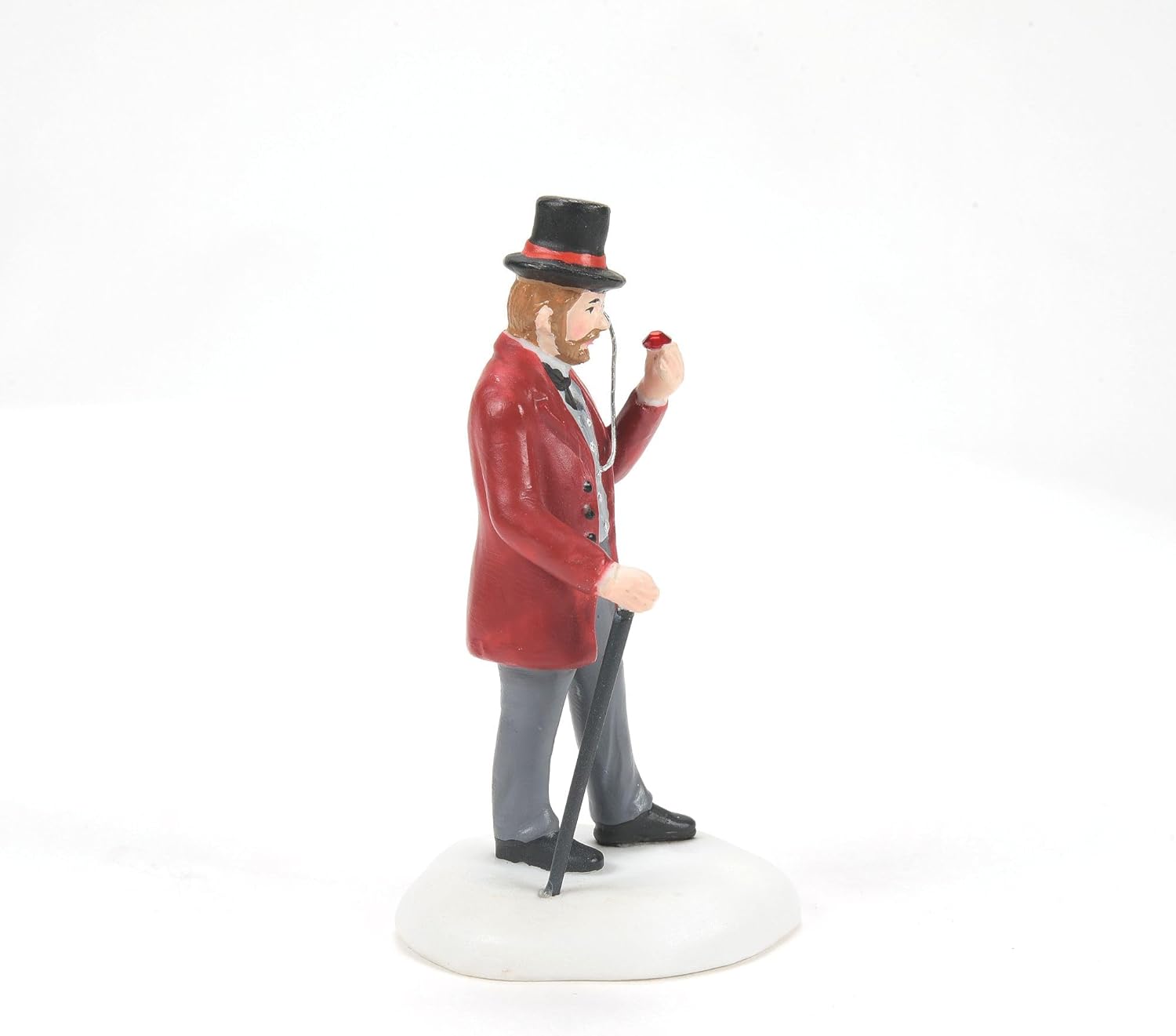 Department 56 Dickens Village Collection Accessories 40th Anniversary Limited Edition Too Pretty to Pellet Figurine- Hand Crafted Porcelain Mini Figurines Christmas Village Houses Home Decor 2.7 Inch