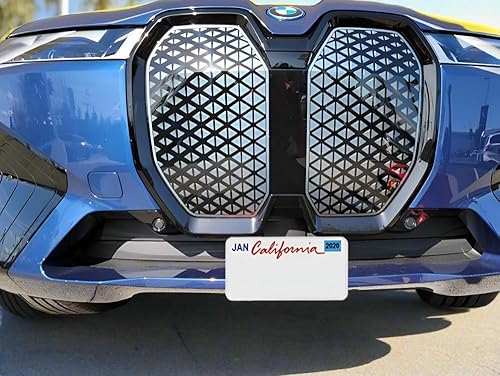 Miniatura 3 de STO N SHO Soporte de placa frontal compatible con BMW iX xDrive50M60 2023-2024 (SNS321)