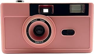 NOLOWY Cámara no desechable reutilizable 135 película tonta con intermitente estudiante retro 35 mm película máquina viaje evento al aire libre