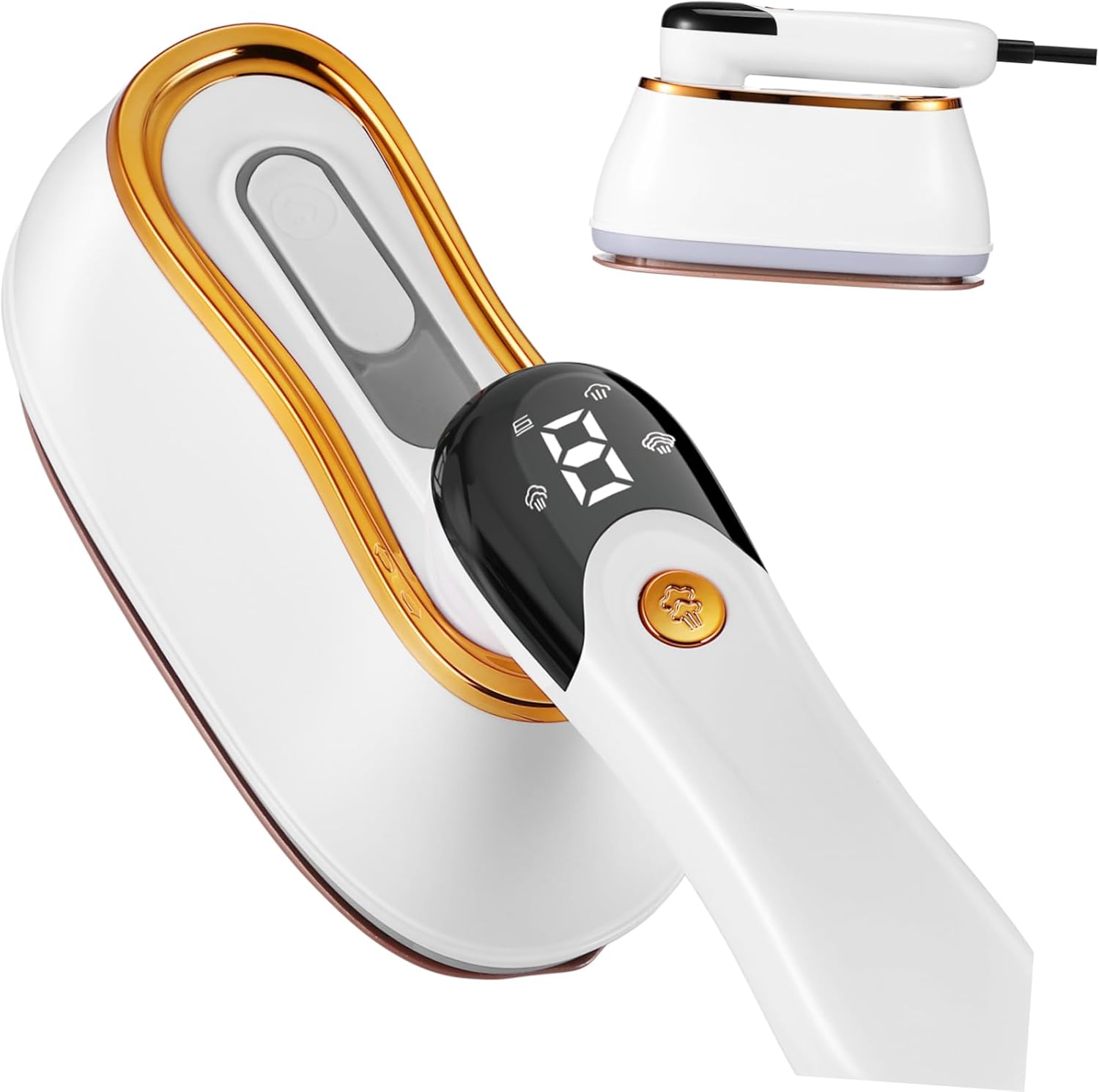 Travel Handheld Steamer for Clothes Compact Garment Water Tank Portable Wrinkle Remover Quick Heat-up for Home and Travel Use