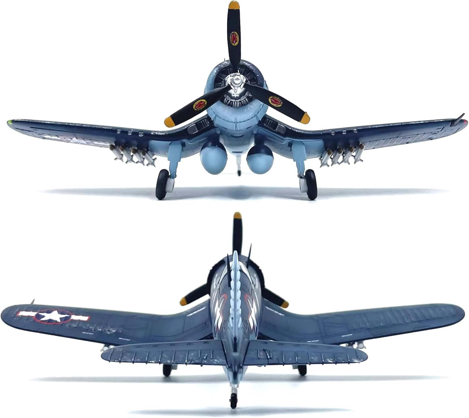 Alloy WWII USN F4U Corsair Fighter VF-17 Model 1:72 Scale, Alloy Aircraft Toy for Collection Displaying new