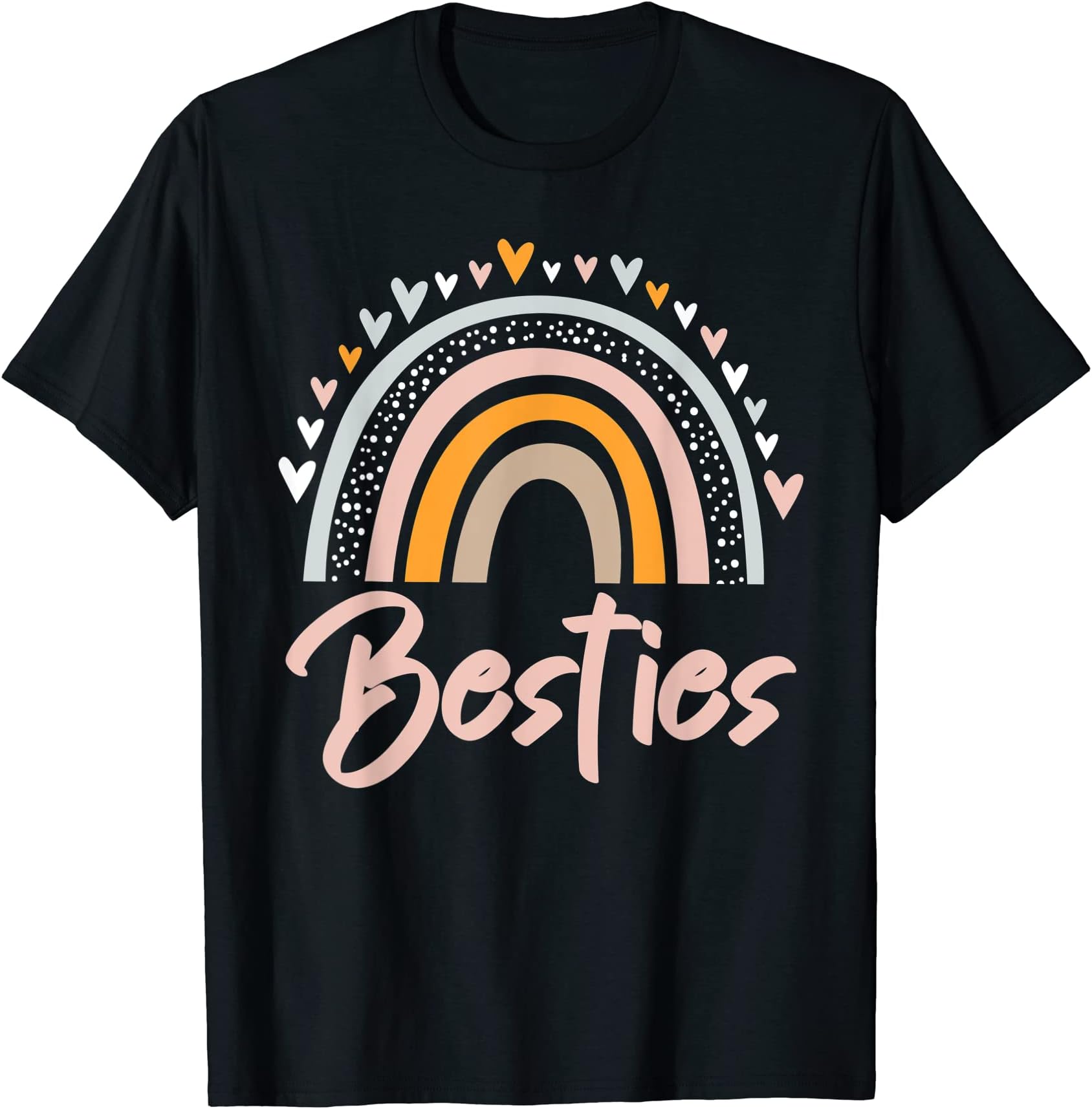 Best Friend Gift GirlfriendsBesties BFF Heart Best Friends Bestie T-ShirtOEKO-TEX STANDARD 100