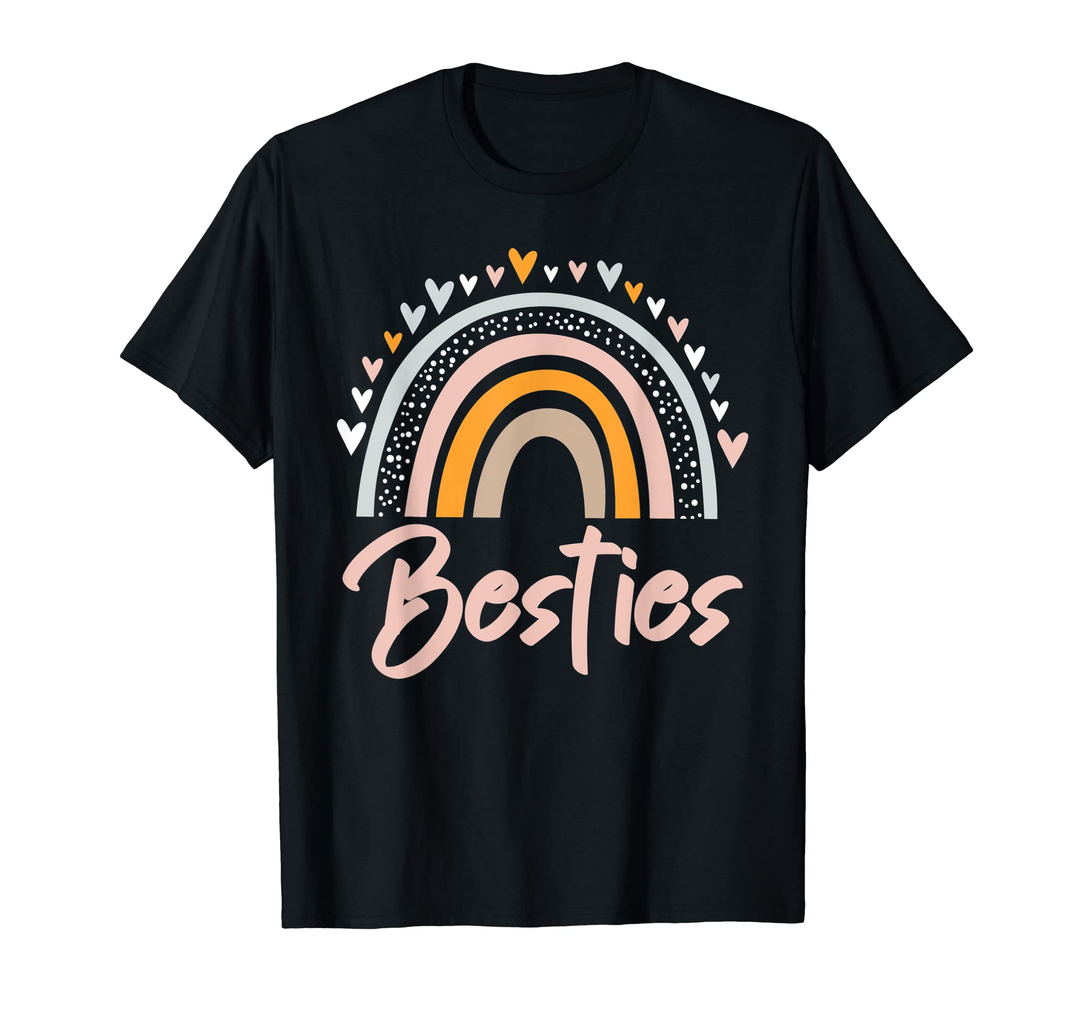 Best Friend Gift GirlfriendsBesties BFF Heart Best Friends Bestie T-ShirtOEKO-TEX STANDARD 100